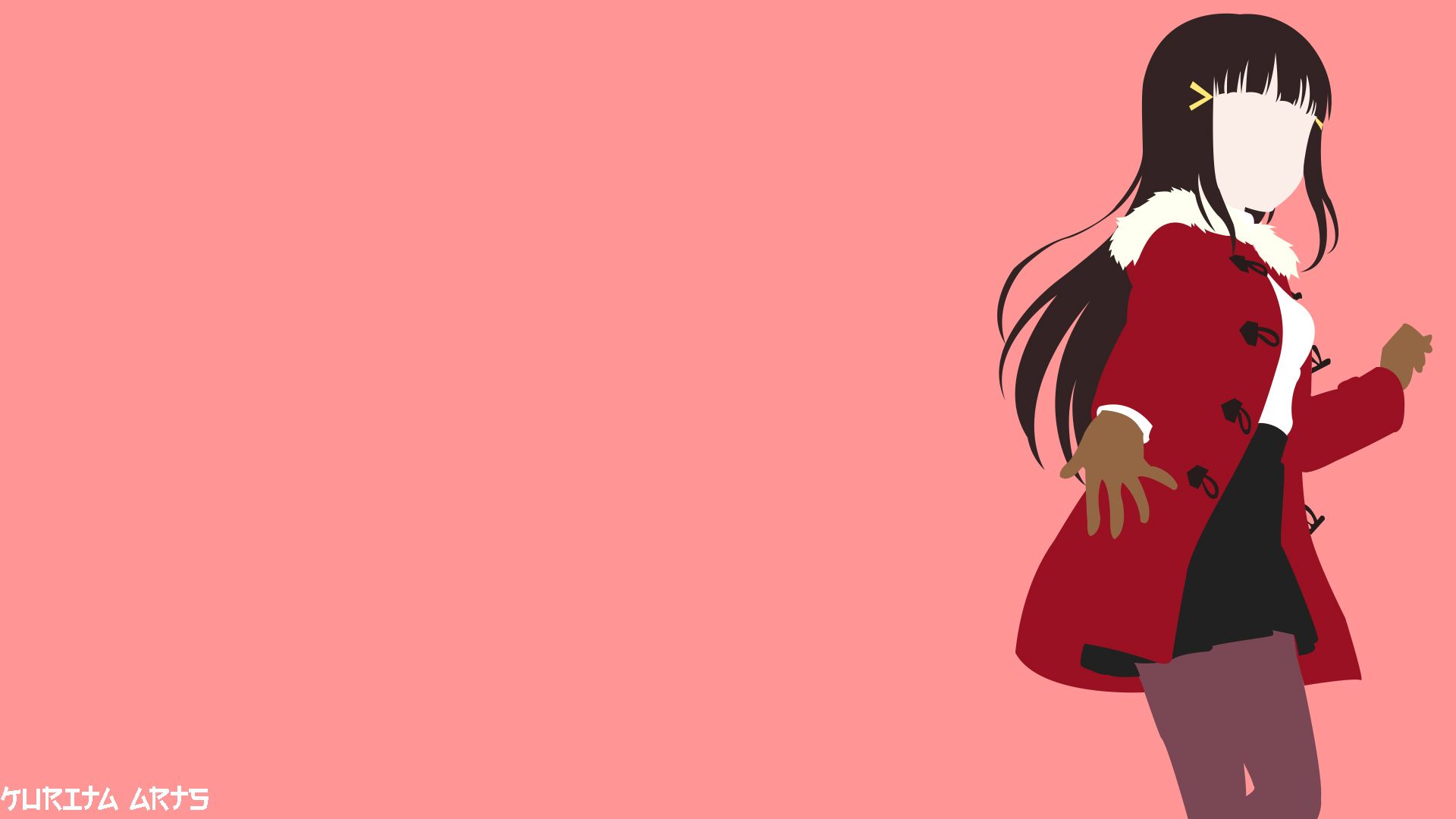 Kurosawa Dia Minimalist Wallpaper (1920x1080). Minimalist wallpaper, Dia kurosawa, Wallpaper