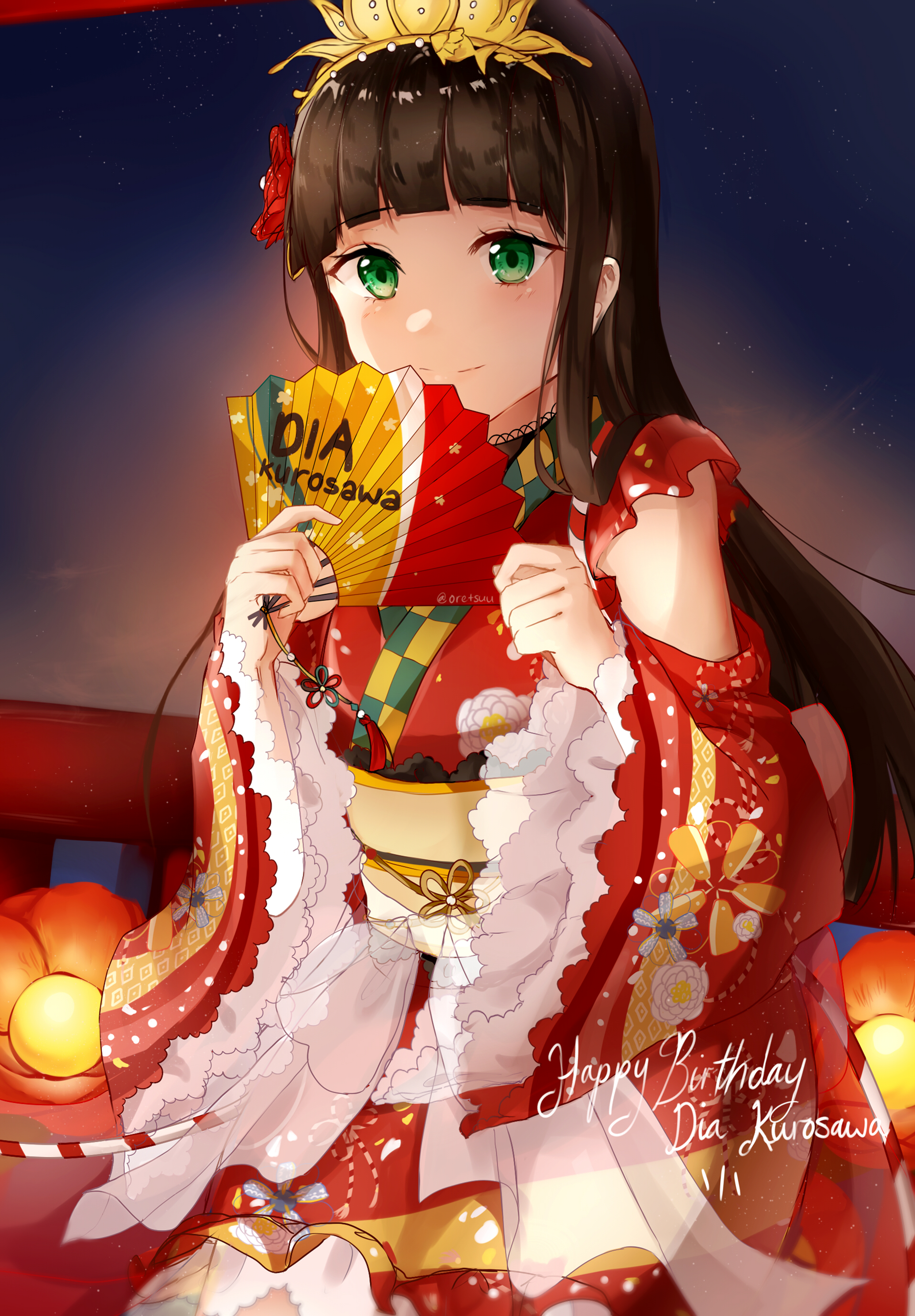 Kurosawa Dia (Dia Kurosawa), Mobile Wallpaper. Anime Image Board
