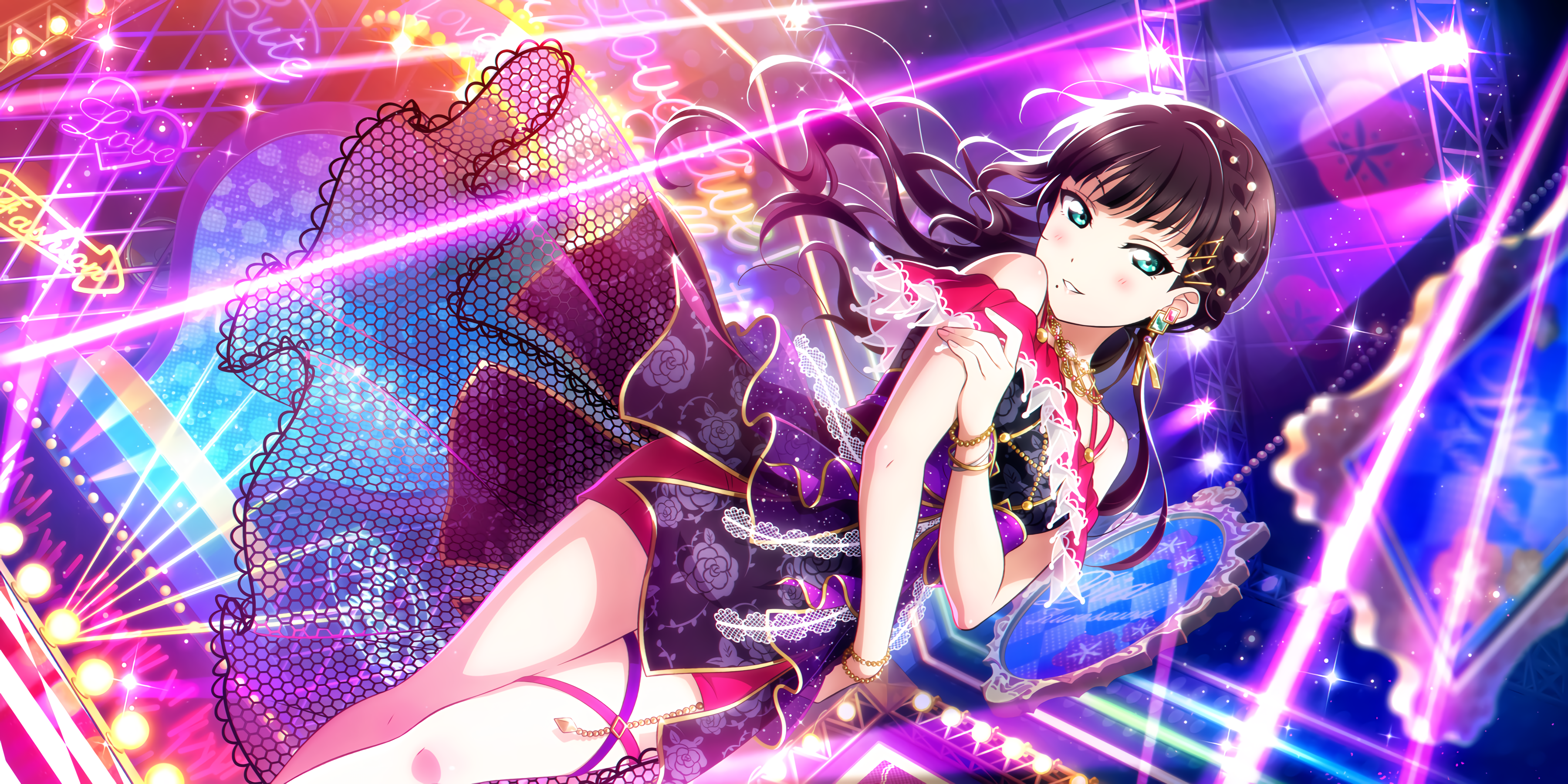 Love Live Series Love Live Love Live Sunshine Anime Girls Kurosawa Dia Wallpaper:3600x1800