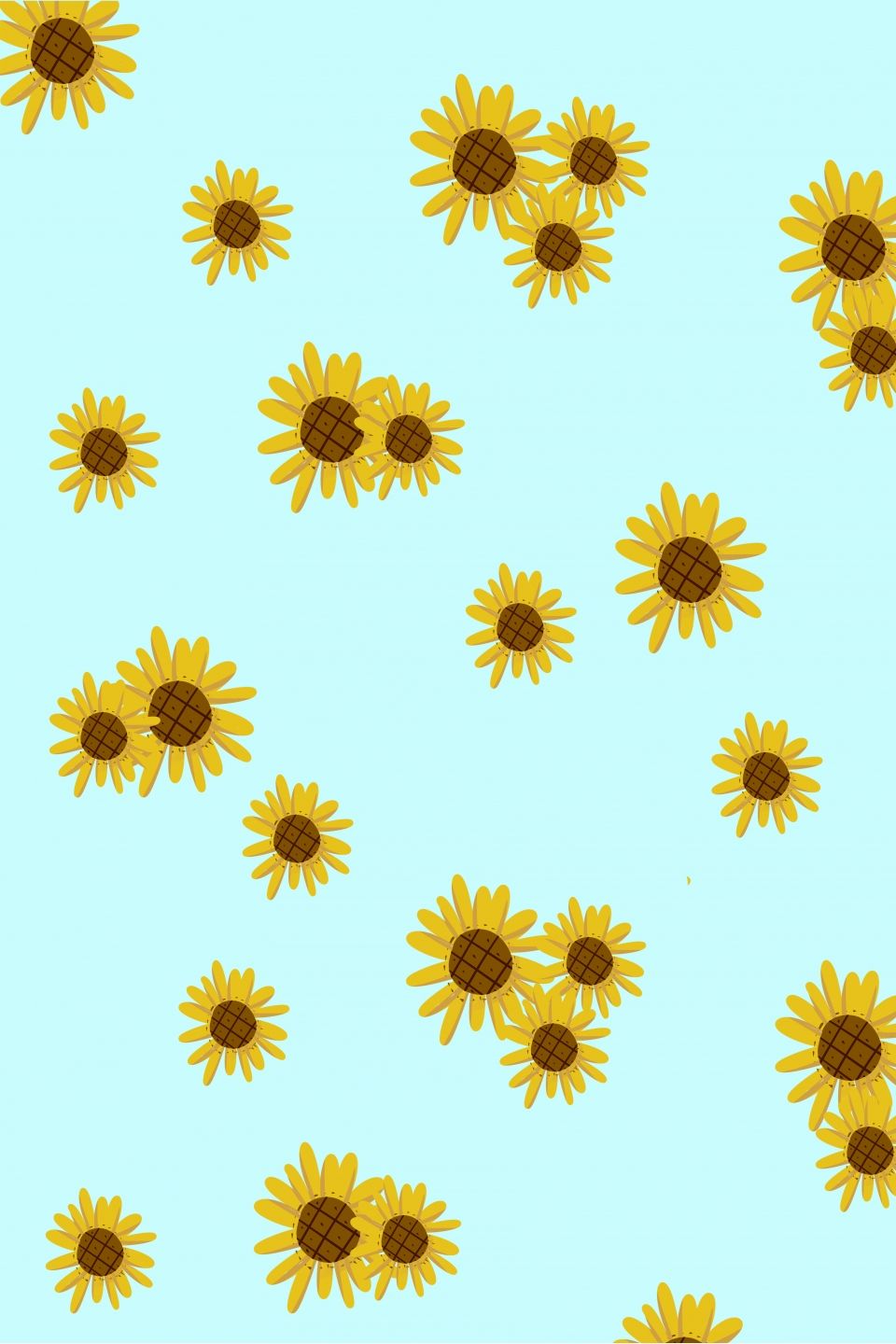 Cartoon Sunflower Wallpapers - Wallpaper Cave