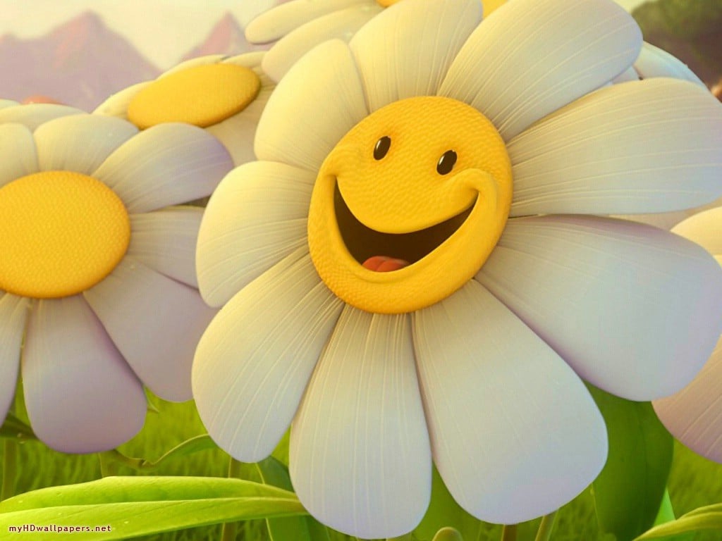 smiley flower