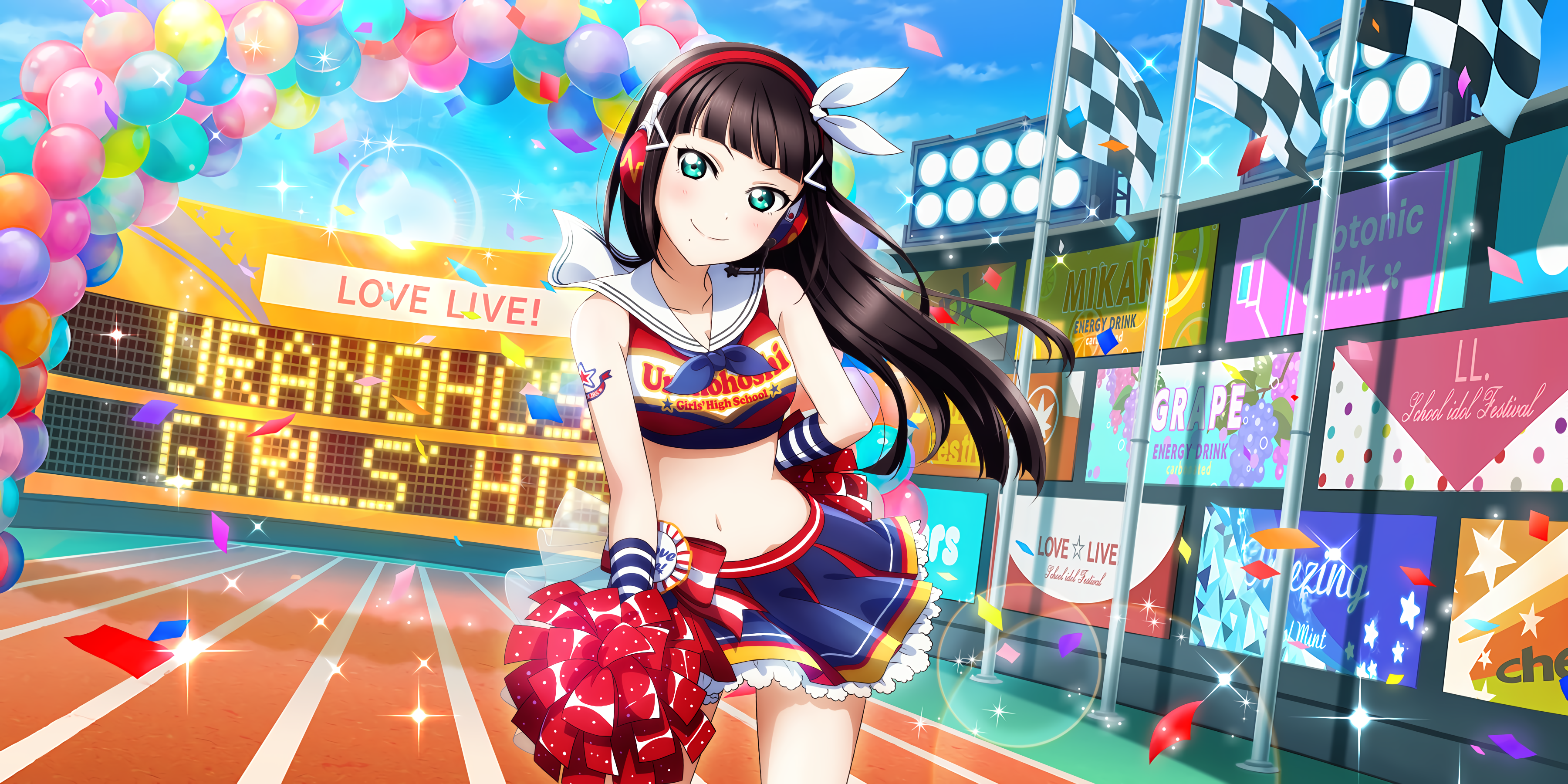 Wallpaper, Love Live, Love Live Series, Love Live Sunshine, Kurosawa Dia 3600x1800