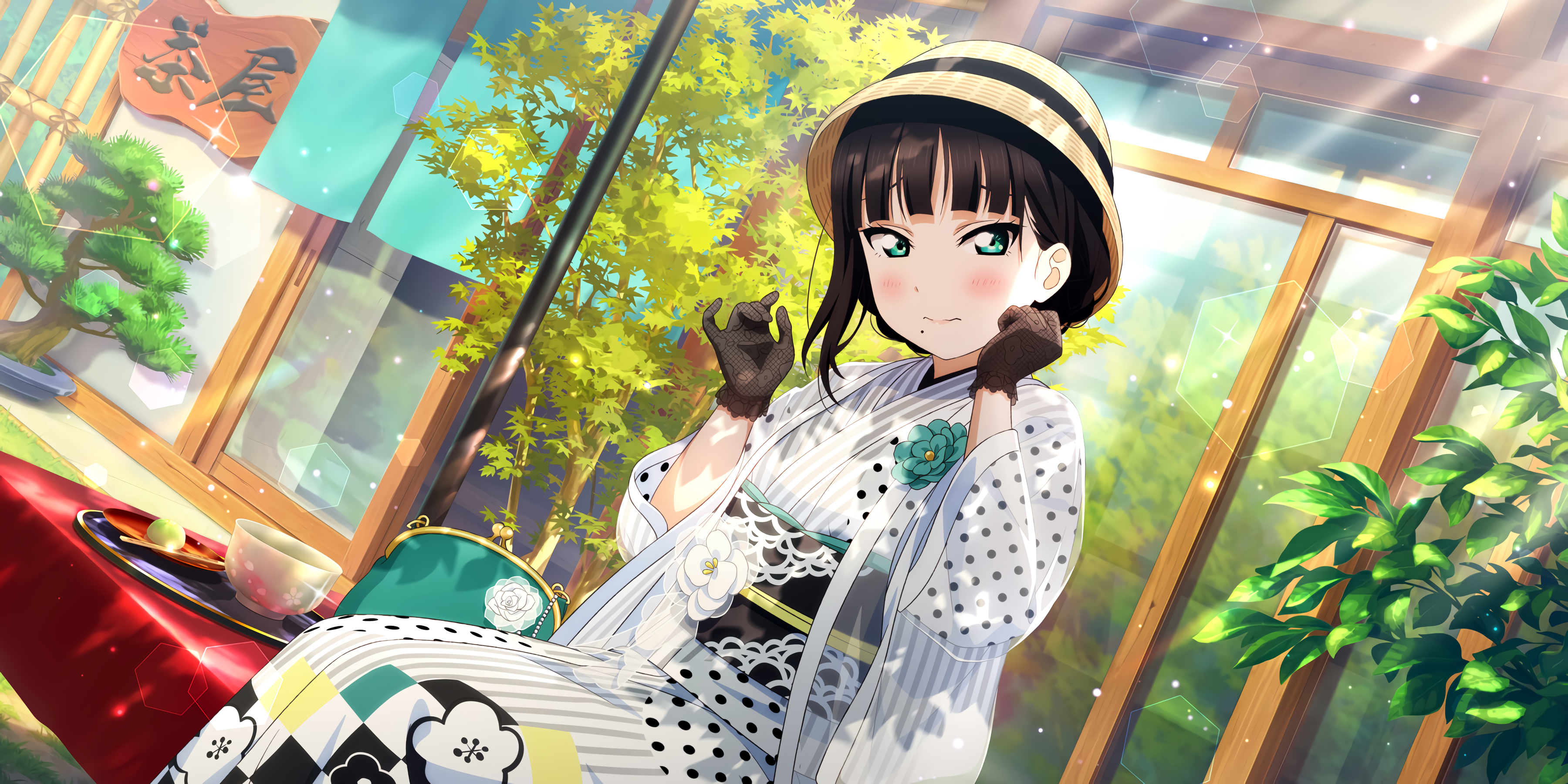 Love Live Series Love Live Love Live Sunshine Anime Girls Kurosawa Dia Wallpaper:3600x1800