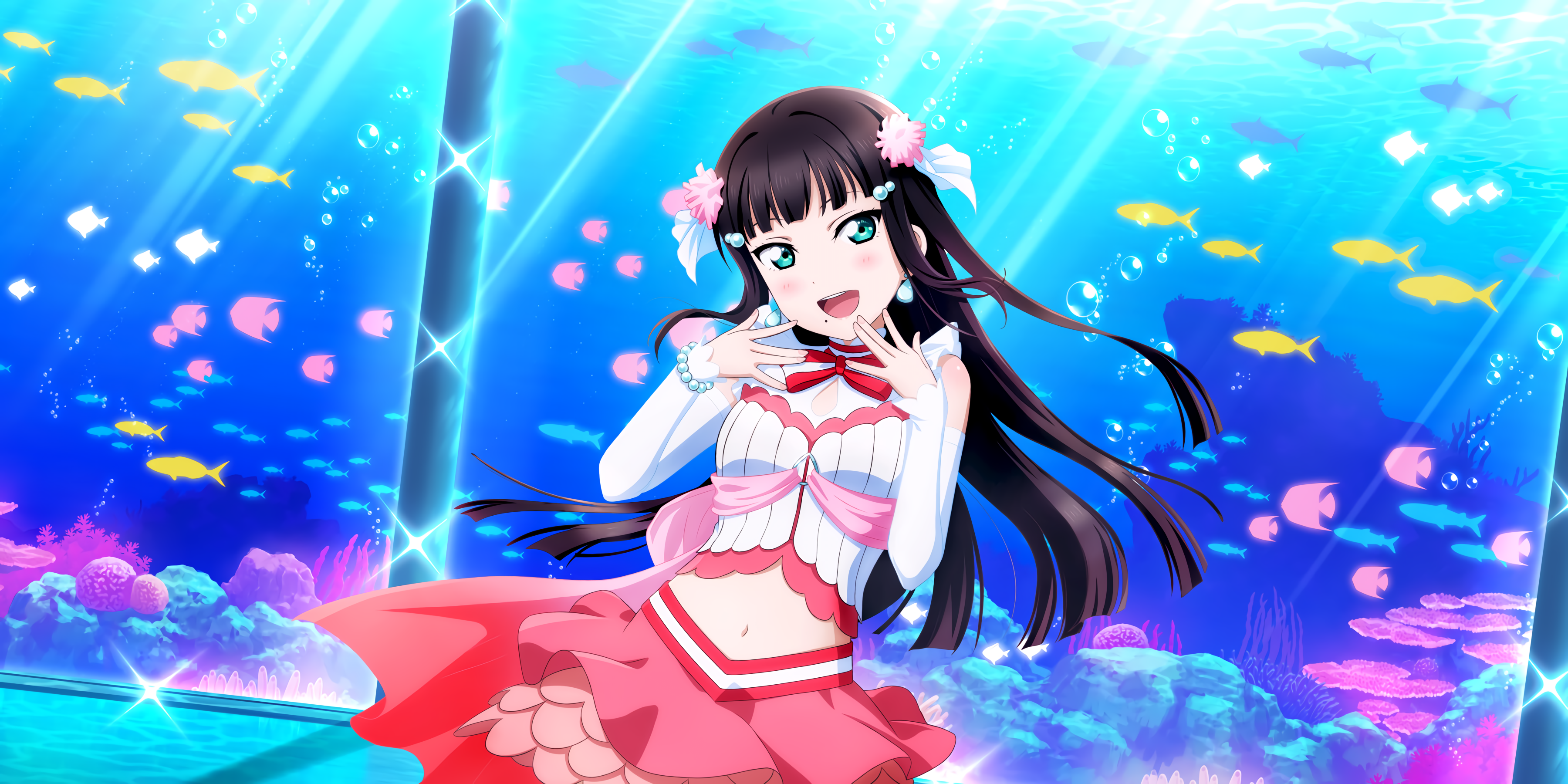 Kurosawa Dia, Love Live!, Love Live Series, anime girls, Love Live! Sunshine HD Wallpaper