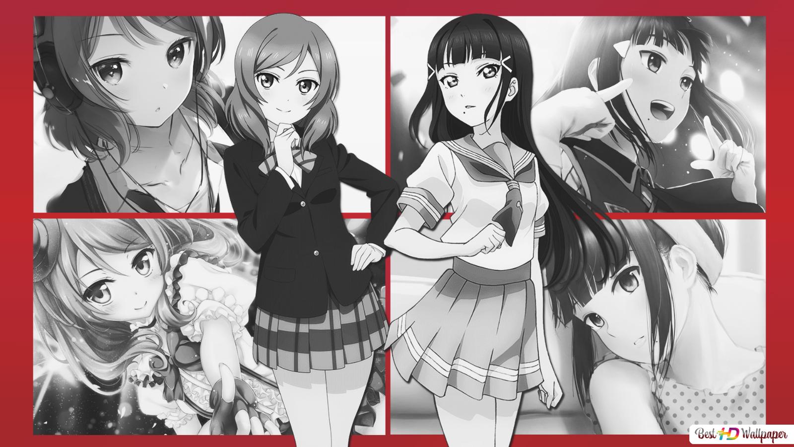 Love Live Nishikino & Dia Kurosawa HD wallpaper download