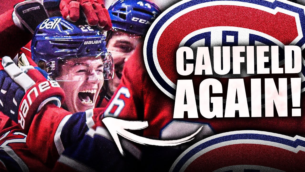 COLE CAUFIELD DOES IT AGAIN: ANOTHER OVERTIME WINNER FOR THE MONTREAL CANADIENS (VS MAPLE LEAFS) NHL