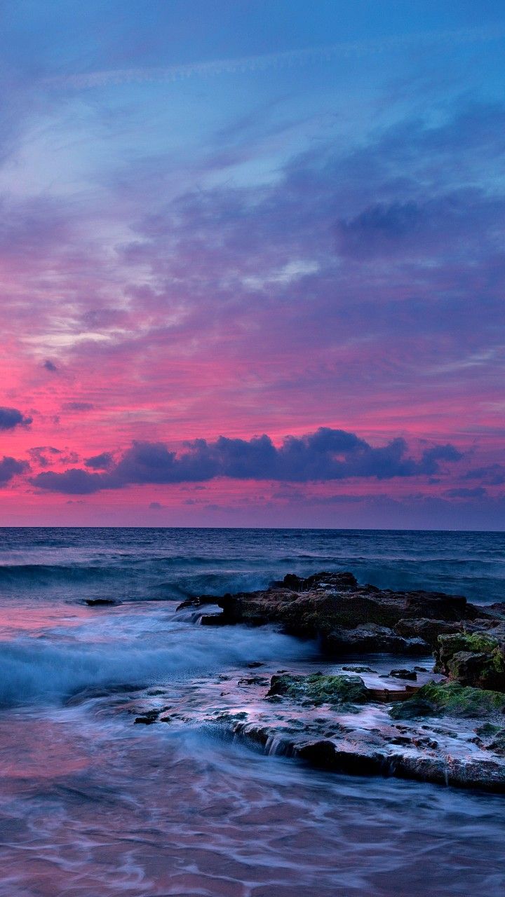 nature. Pink ocean wallpaper, Sky art painting, Sky painting