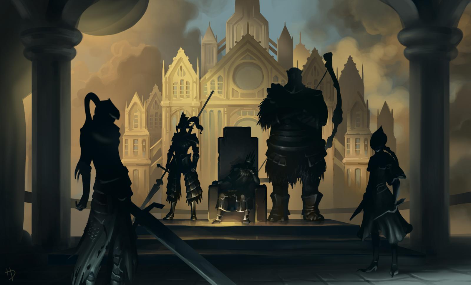 Dark Souls Anor Londo Art HD Wallpaper