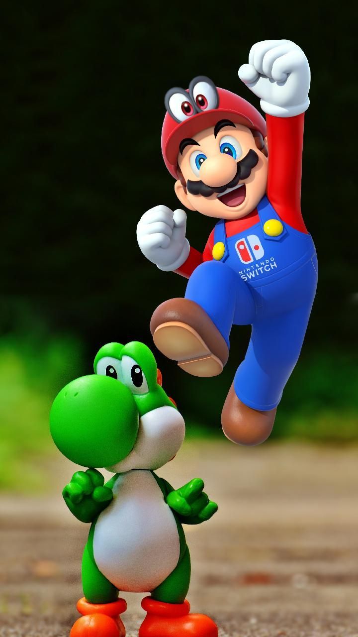 Games Wallpaper mario and yoshi Wallpaper by dathys now. Browse. World. Mario bros party, Mario yoshi, Super mario art