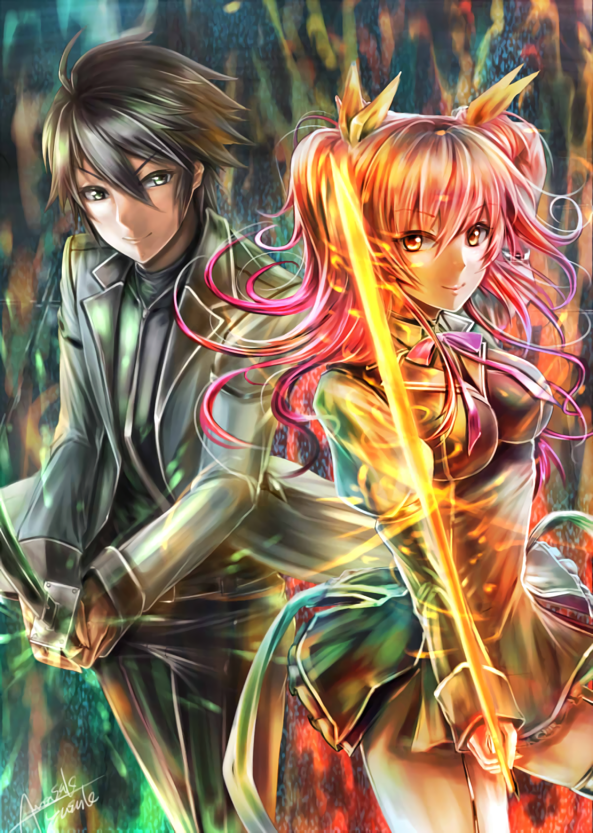 HD wallpaper: Anime, Chivalry of a Failed Knight, Ayase Ayatsuji, Rakudai  Kishi no Cavalry