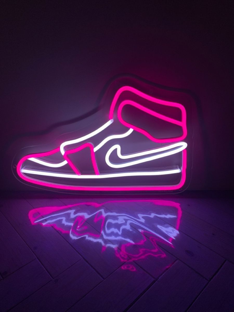 air jordan, neon, and nike #Nike #Air #Jordan #Nike #Fashion #Shoes #NikeShoes #Sneakers #Activewear #Sh. Wallpaper iphone neon, Neon signs, Pink wallpaper iphone