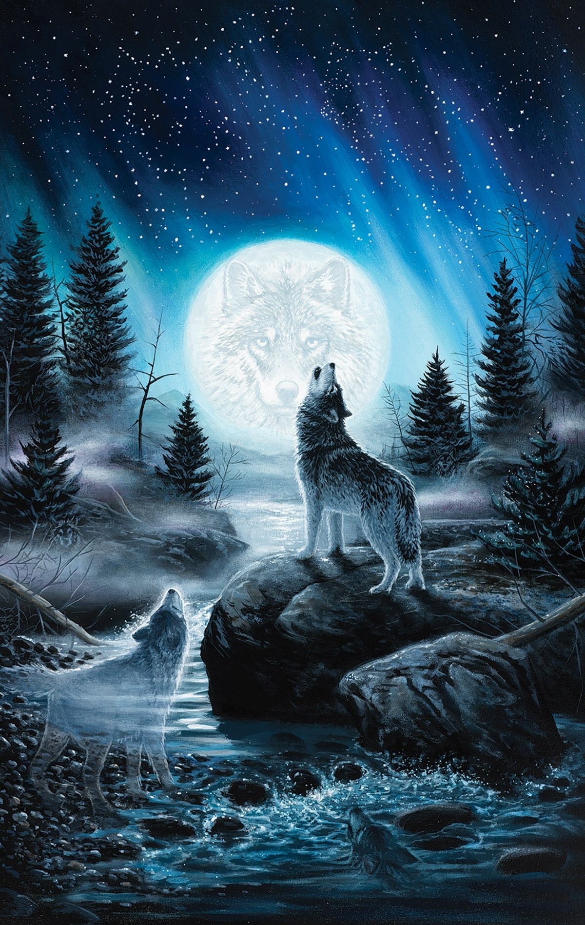 Wolf Forest Wallpaper Free HD Wallpaper