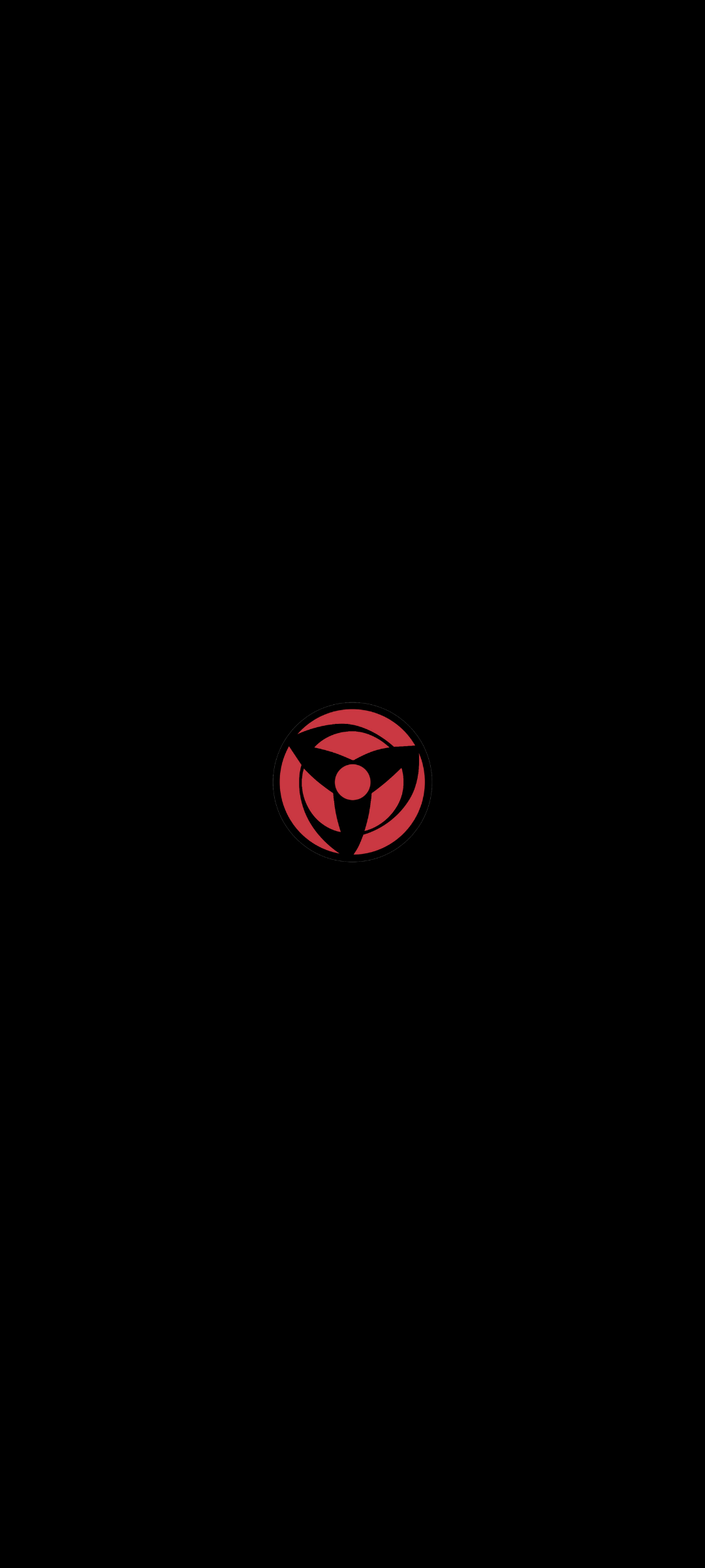 Amoled Black Sharingan Wallpaper