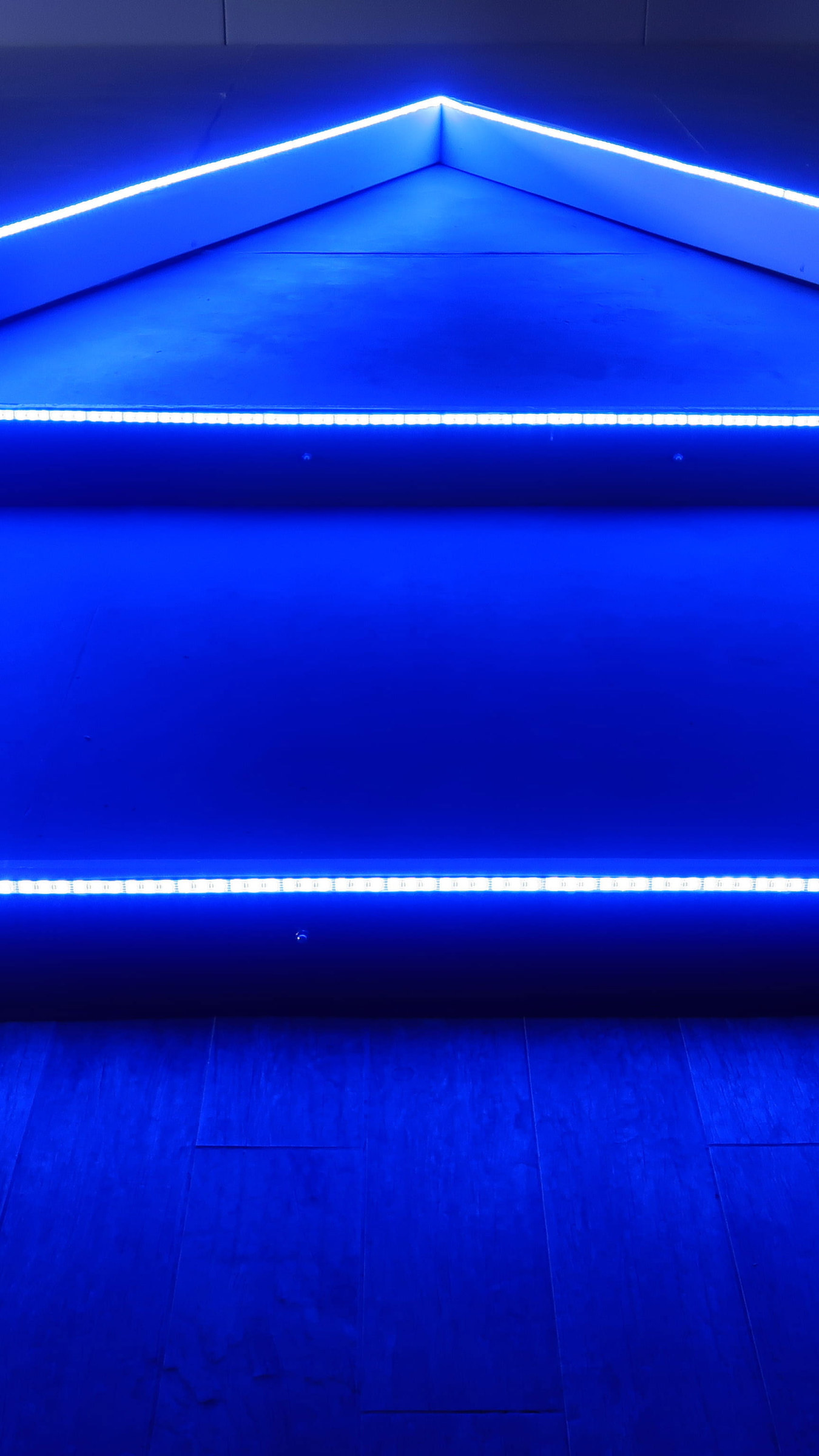 Wallpaper Blue Led Strip, Blue Neon Lights, Abstract • Wallpaper For You HD Wallpaper For Desktop & Mobile