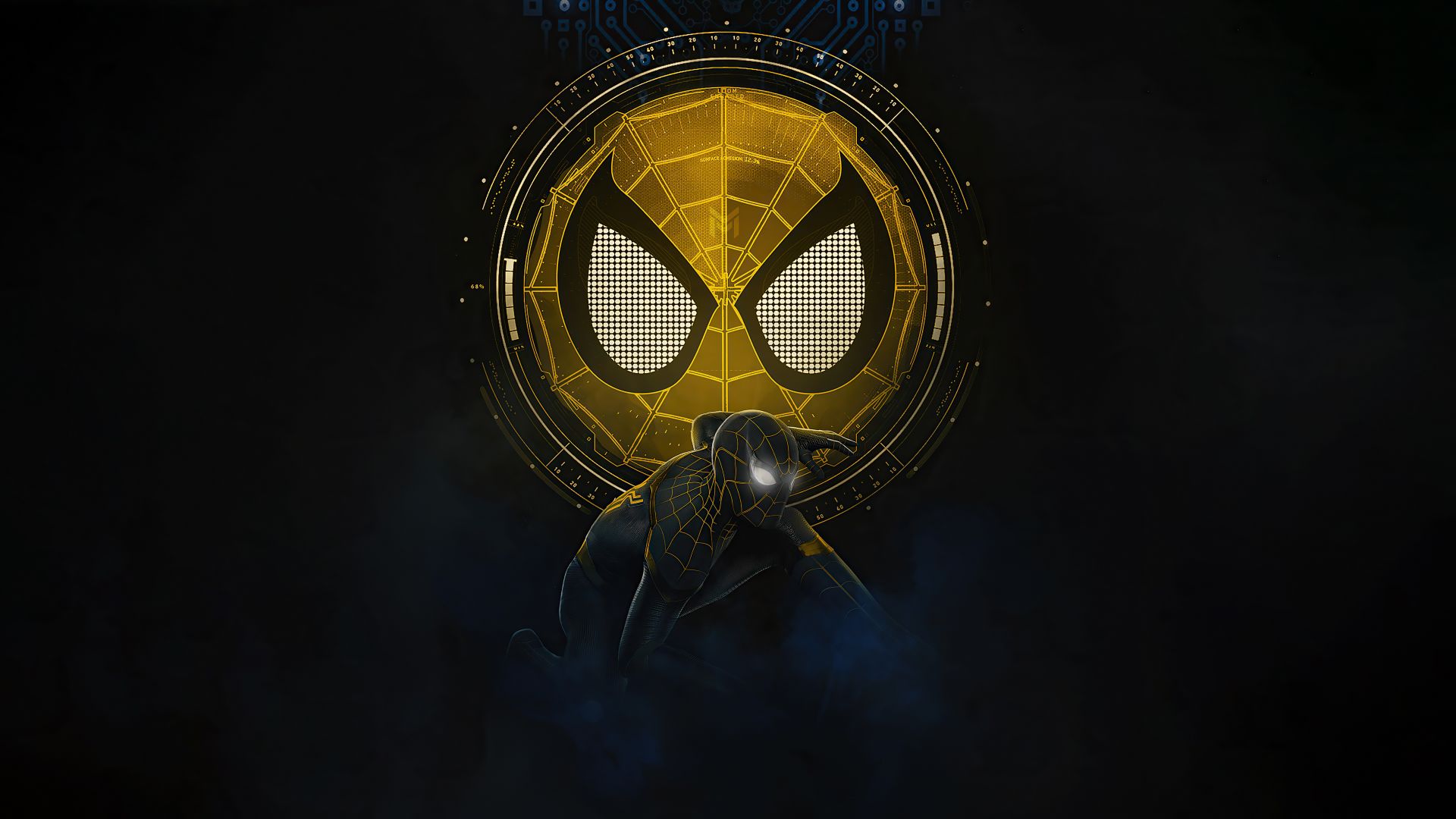 Desktop wallpapers movie poster, dark, spider