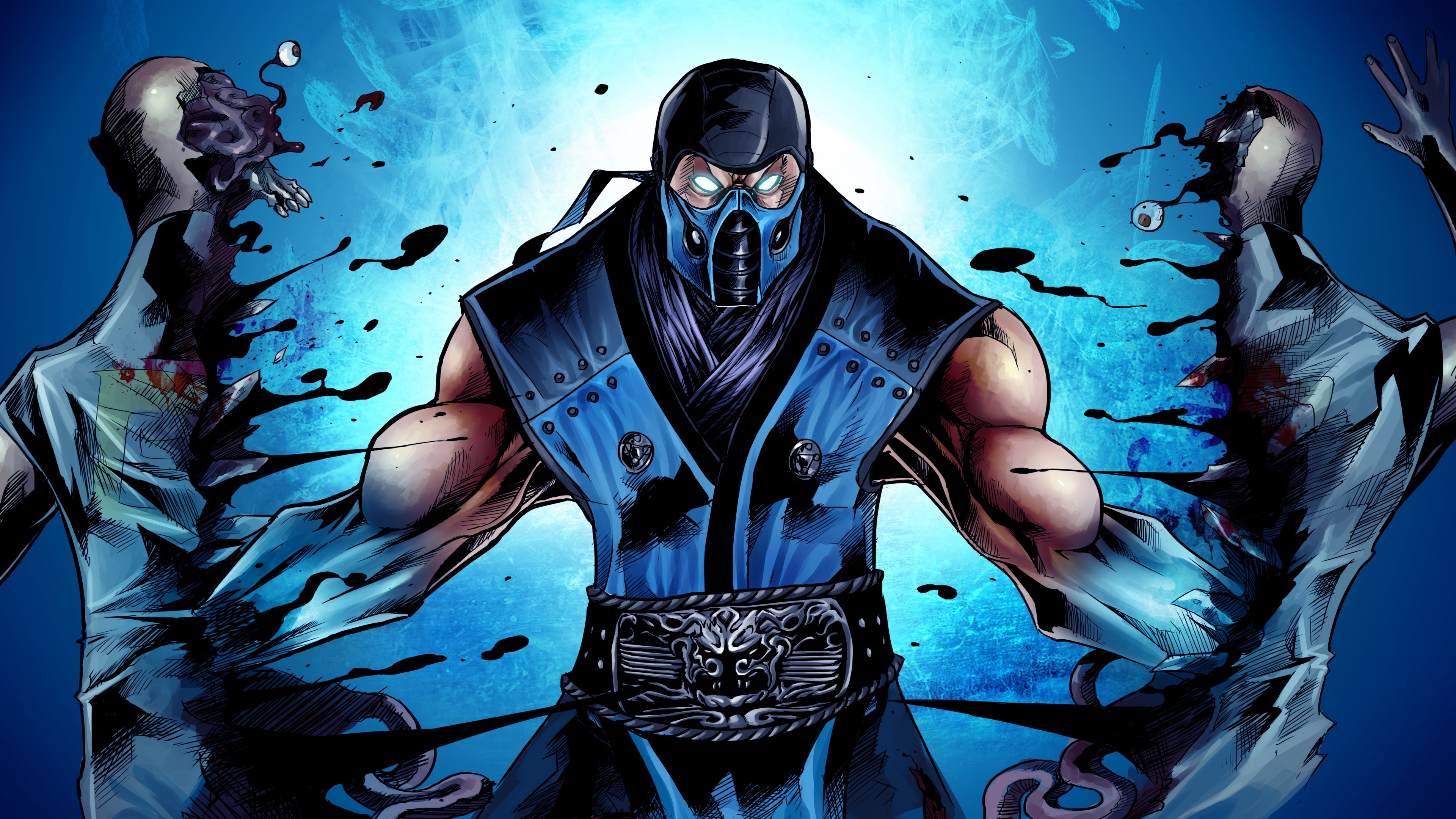 Mortal Kombat Ninja Wallpaper (3840x2160)