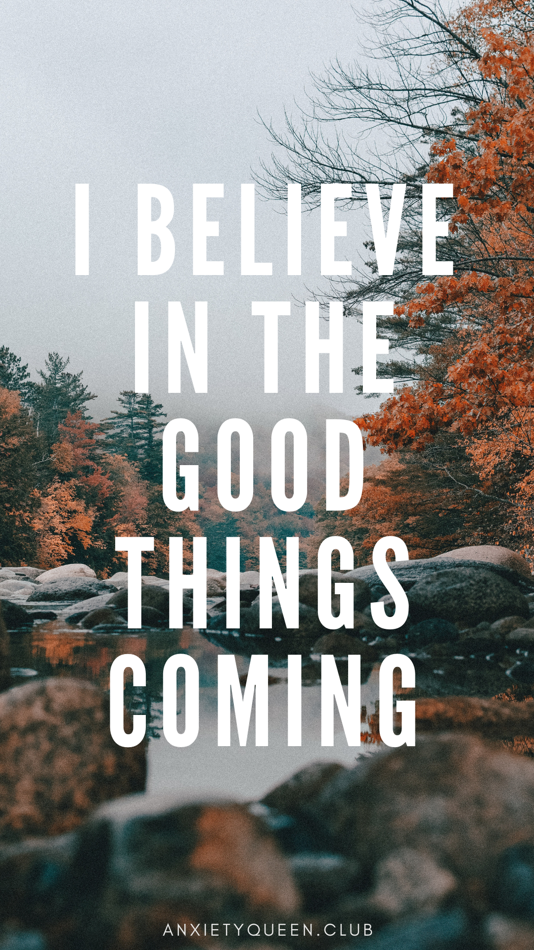 Autumn Inspired Motivational Quotes Phone Wallpaper