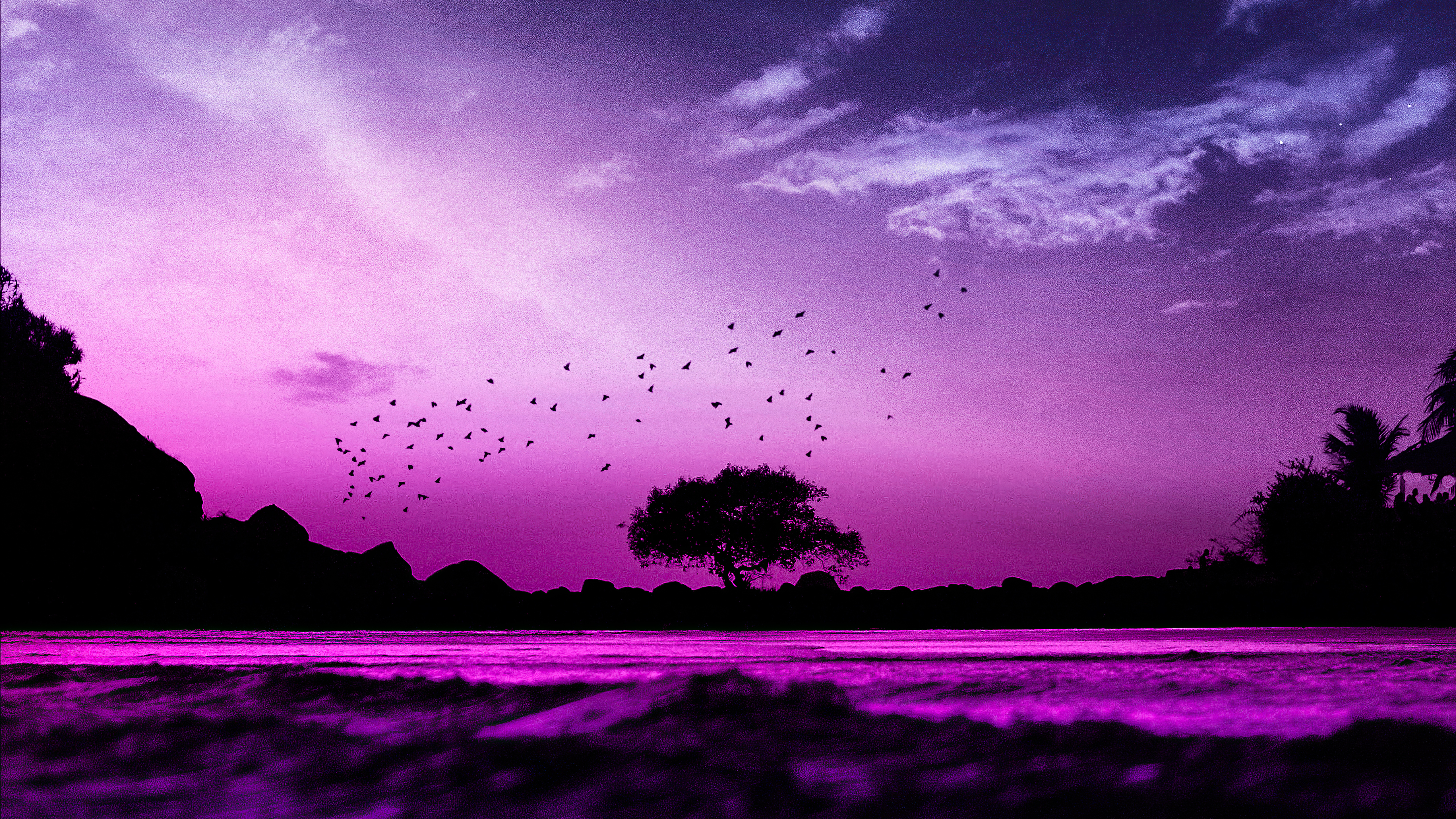 Wallpaper 4k Evening Mood Pink 4k Wallpaper