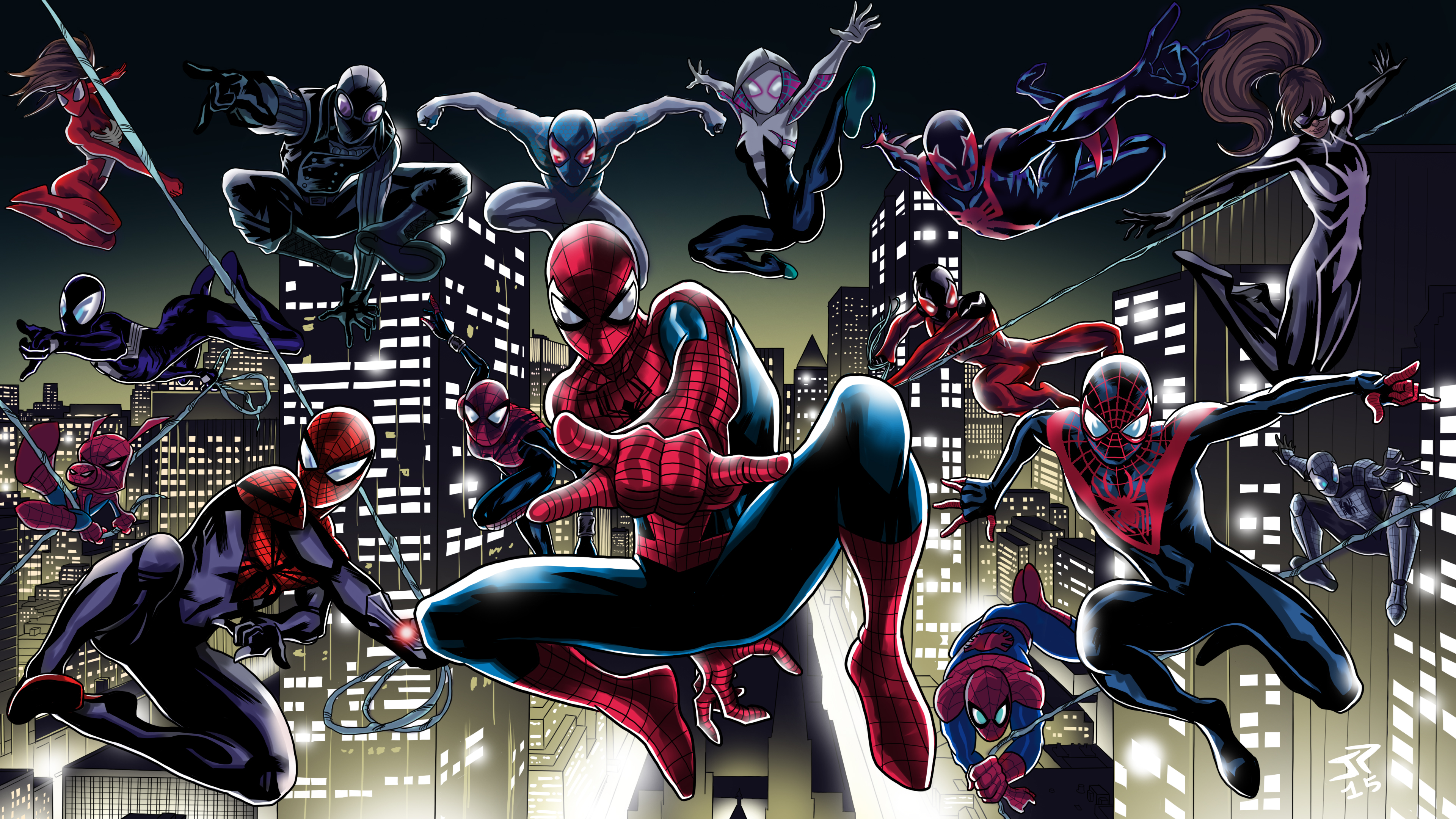 Fan Art, 4K, Spider Man: Into The Spider Verse