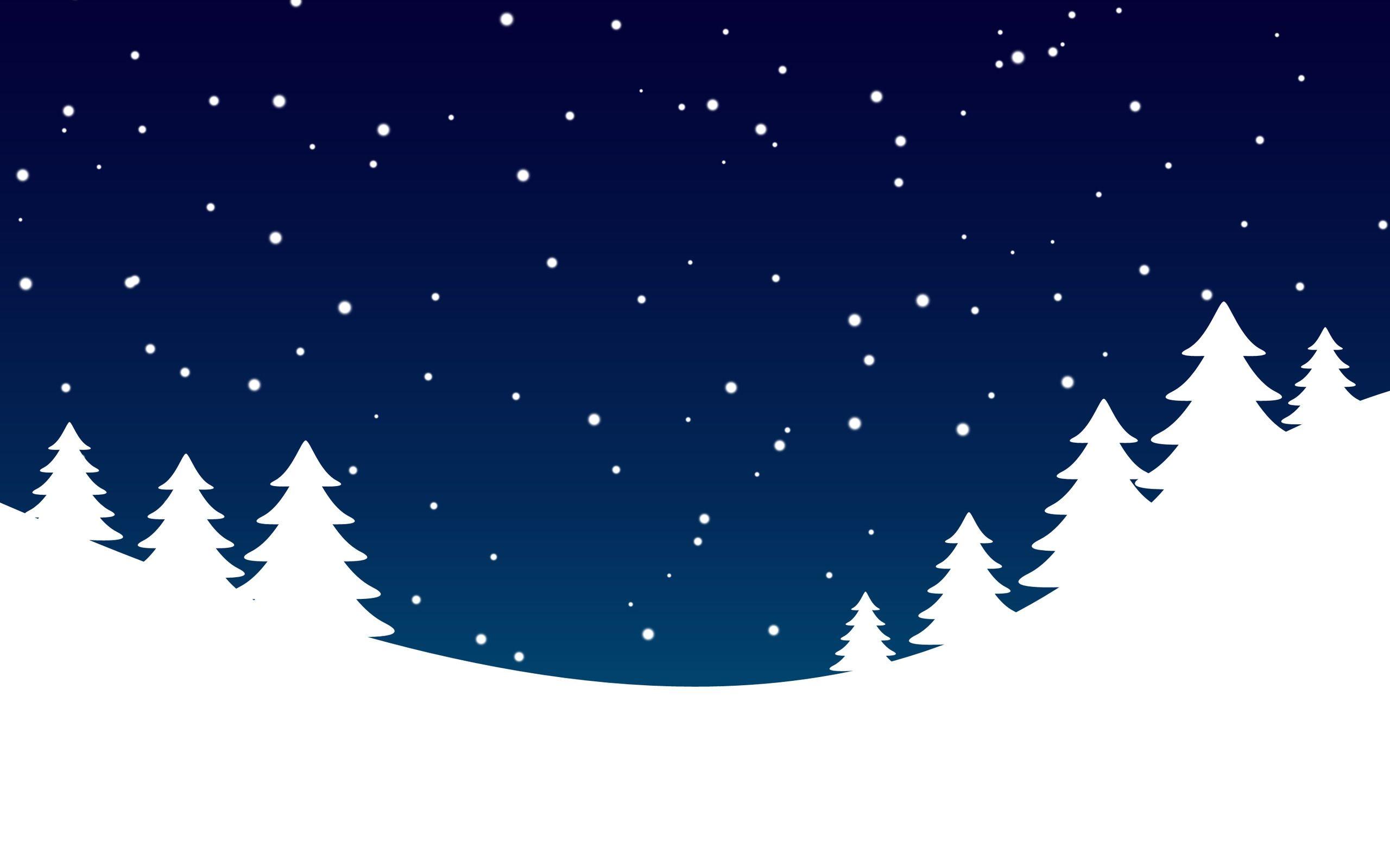 Cartoon Snow Wallpaper