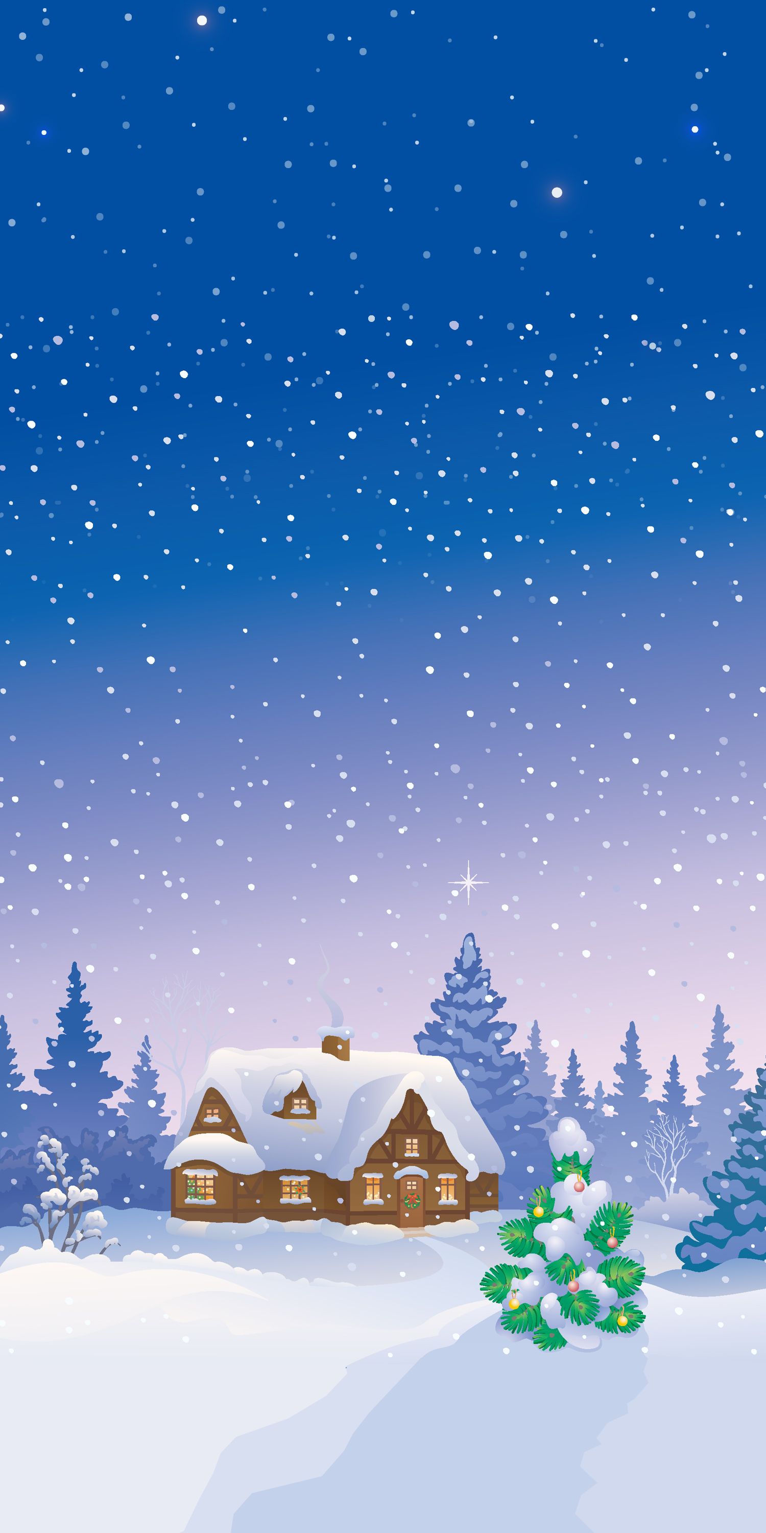 iphone christmas wallpaper cartoon