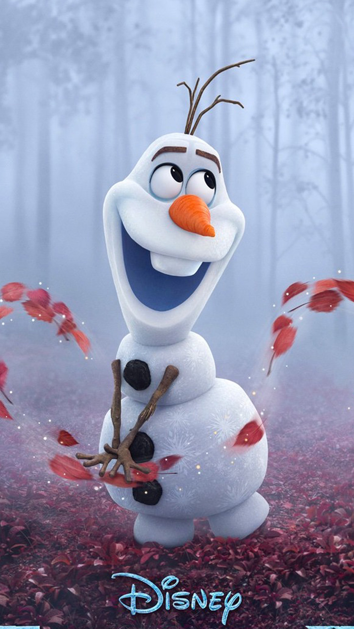 Frozen Olaf Cute Disney Film Art Wallpaper