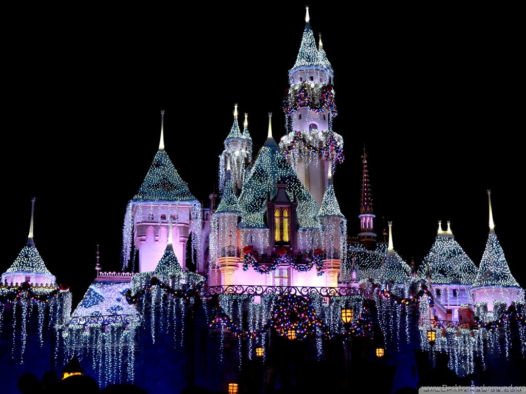 Disneyland Sleeping Beauty Castle Winter HD Wallpaper Desktop Background
