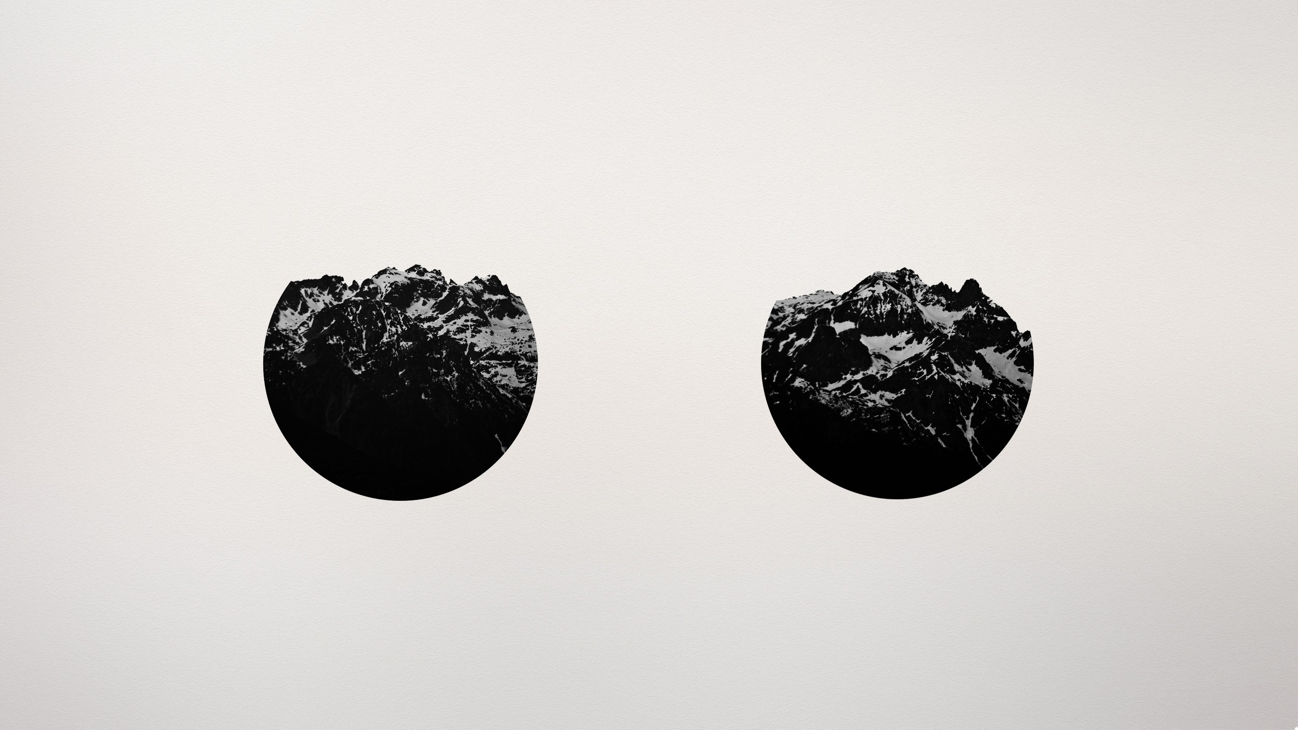 minimalism landscape simple background digital art wallpaper. Mocah HD Wallpaper