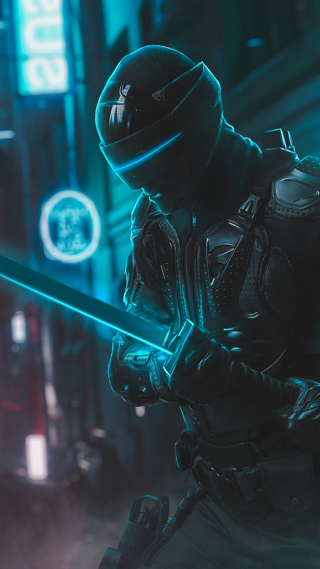 Ninja Neon Wallpapers Wallpaper Cave