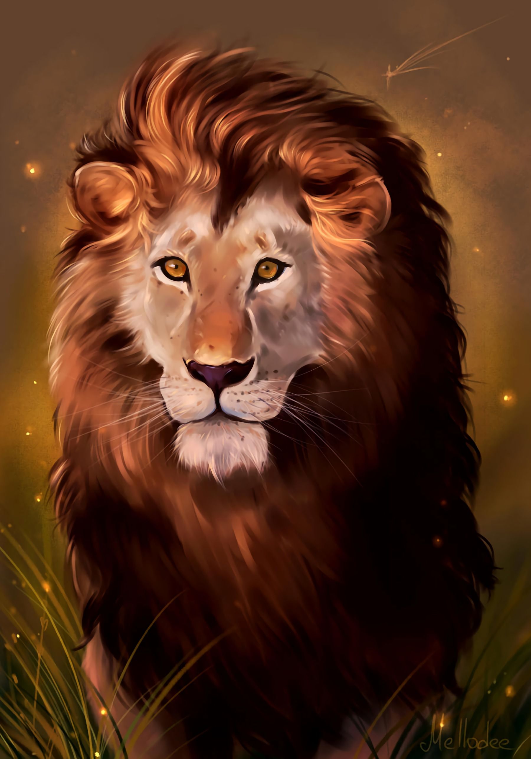 Lion Art Wallpaper