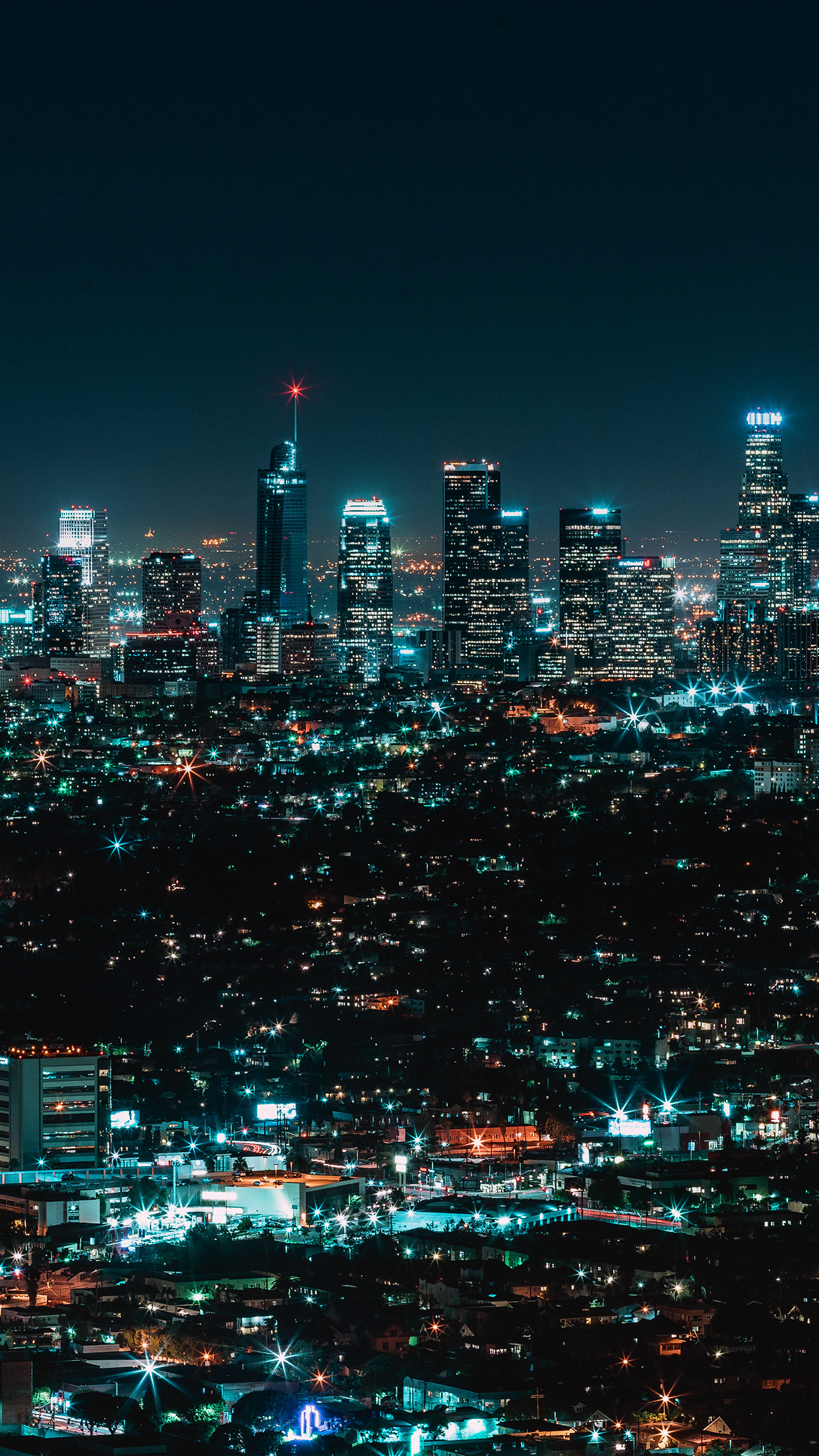 City View Night Architecture Building Dark Newyork Wallpaper