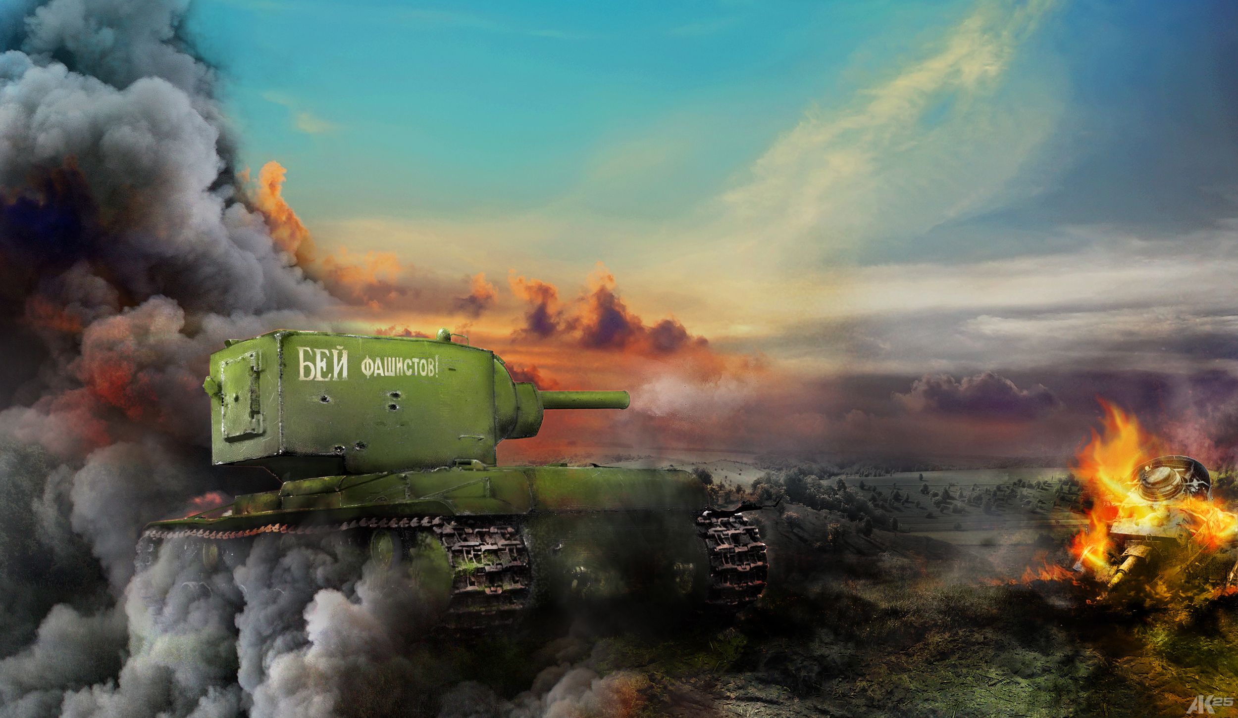Wallpaper Tanks World of Tanks Smoke Kv2 Games Image Download. World of tanks, HD wallpaper, Tanks military