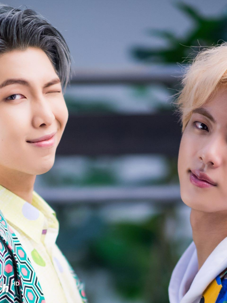 Free download BTS image Jin and RM HD wallpaper and background photo 41539109 [1920x1280] for your Desktop, Mobile & Tablet. Explore RM BTS Wallpaper. RM BTS Wallpaper, BTS RM
