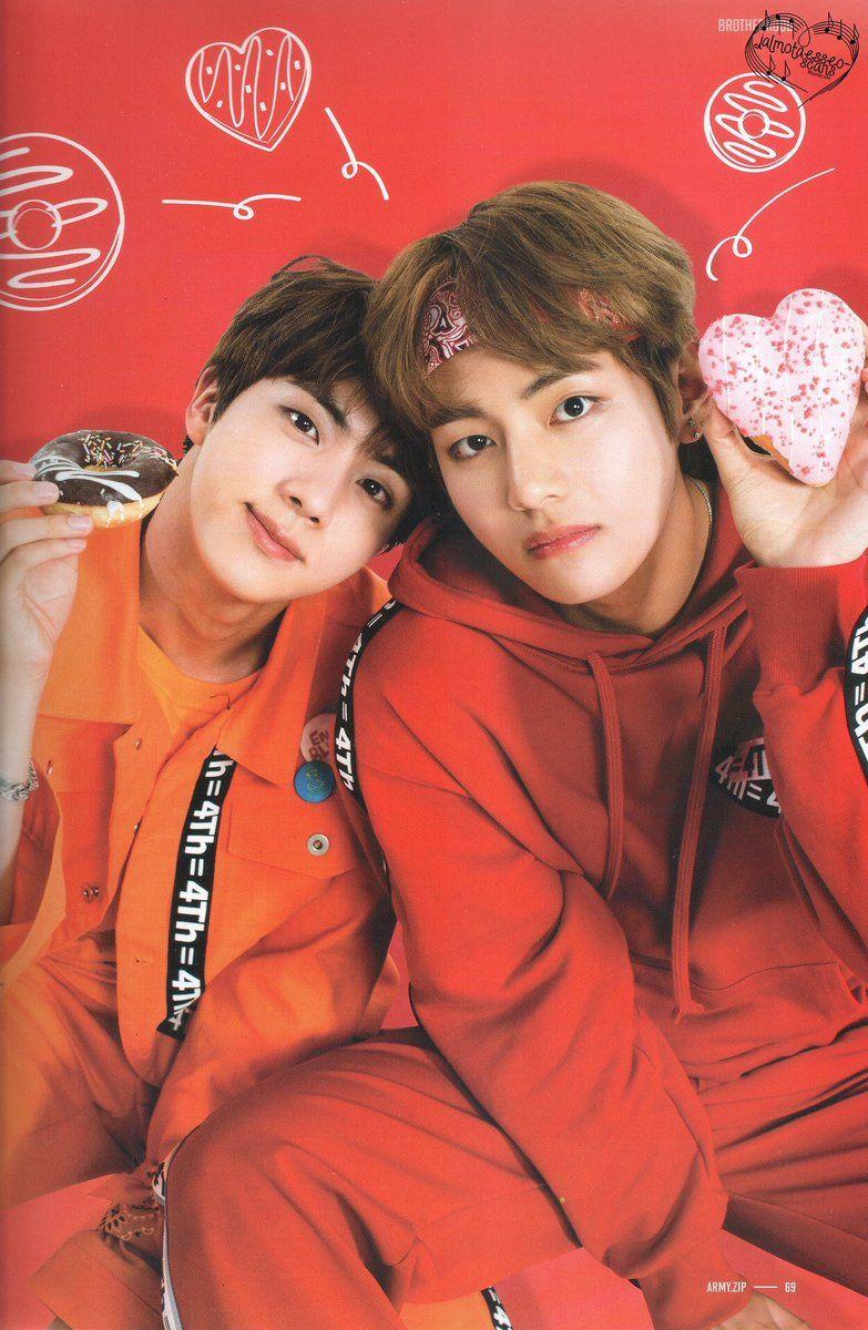 BTS Jin and V Wallpaper
