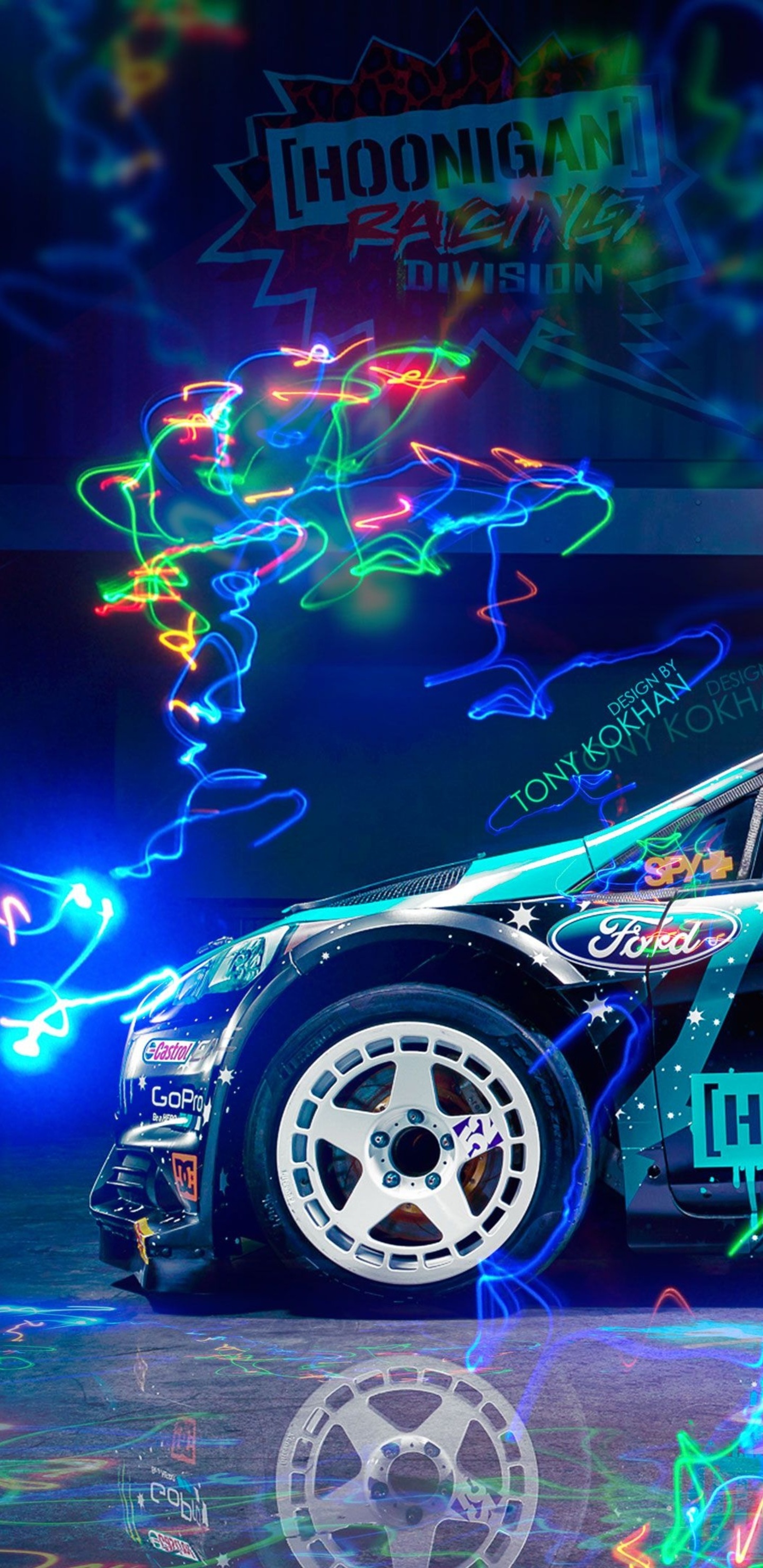 Ford Mustang Hoonigan Monster Energy Colored Wheels Wallpaper -  Resolution:1920x1080 - ID:283210 - wallha.com