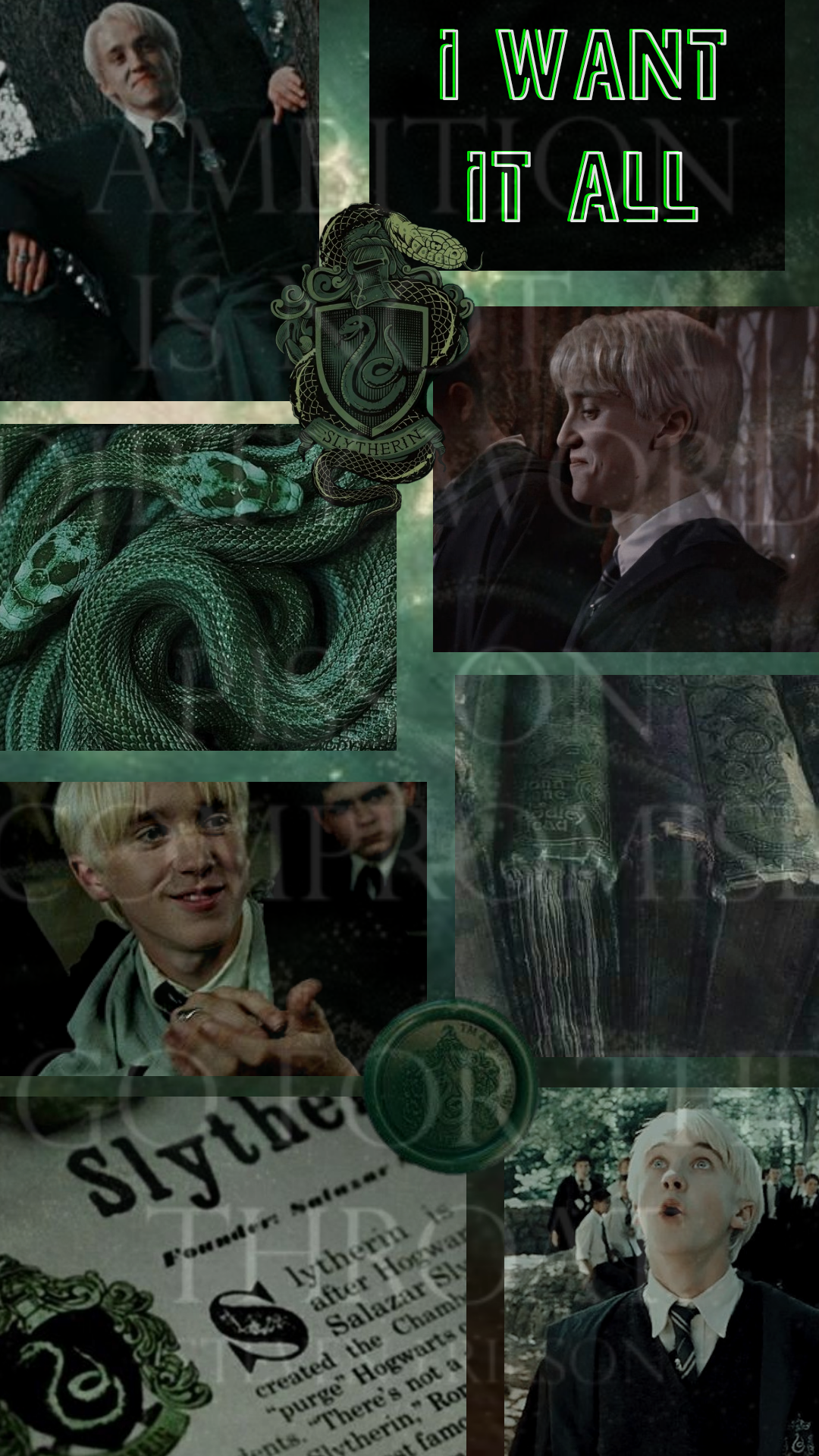 slytherin phone wallpaper
