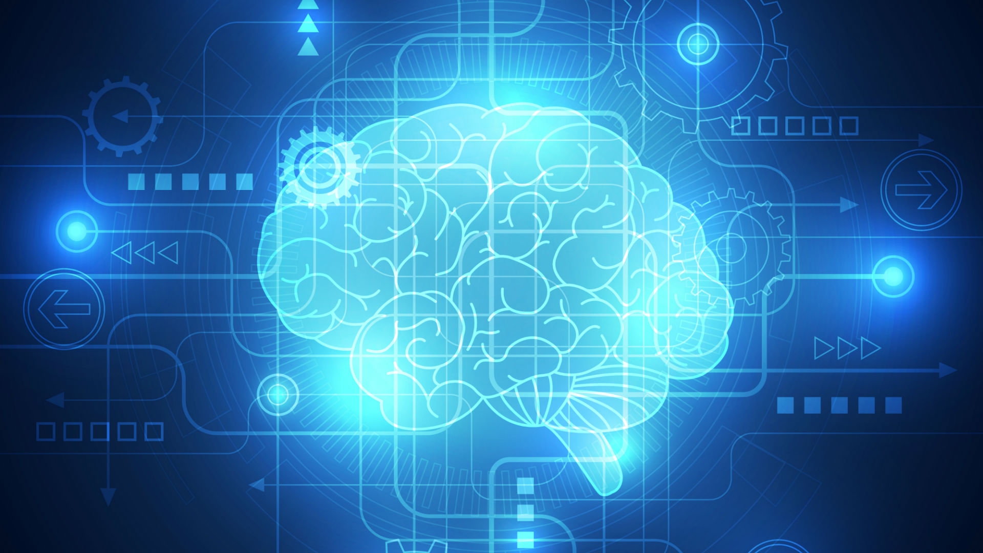 Artificial Intelligence Brain Wallpaper