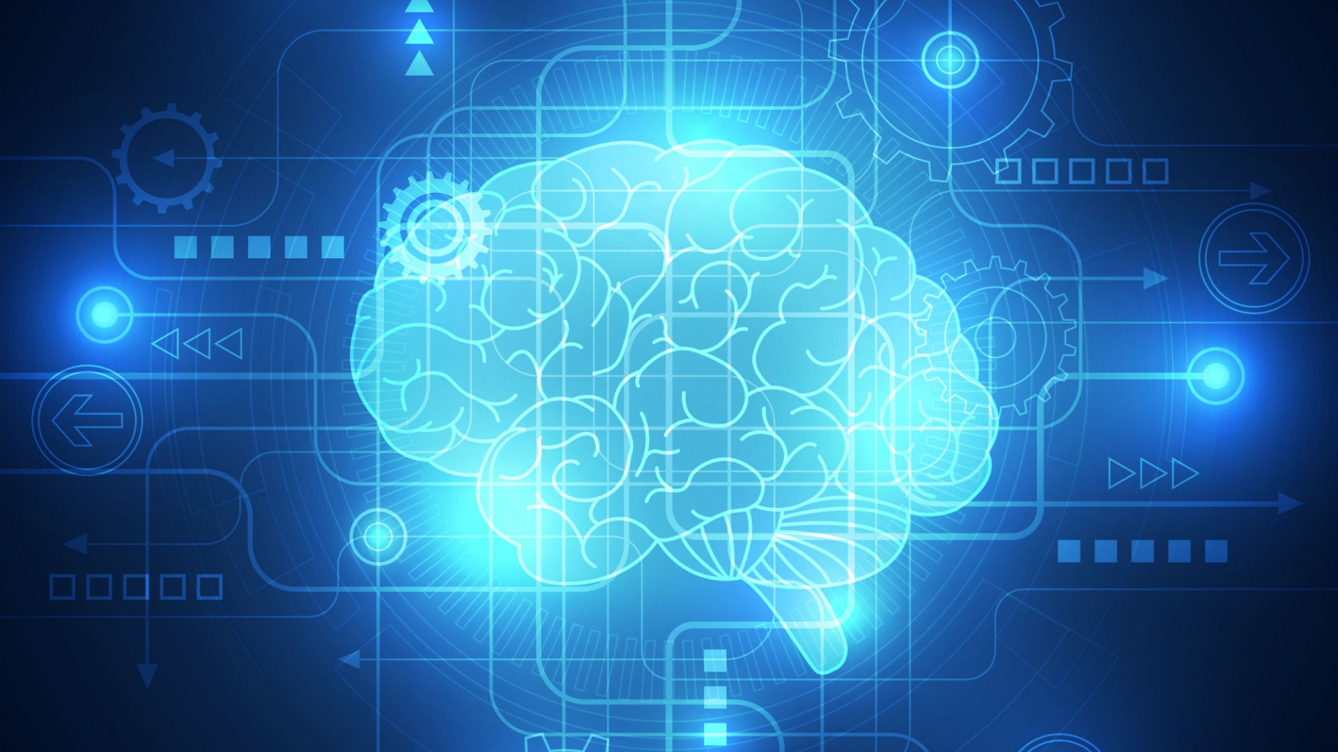 Artificial Intelligence Brain Wallpaper