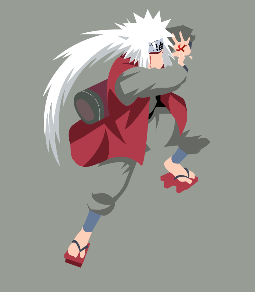 Jiraiya Minimalist Wallpaper