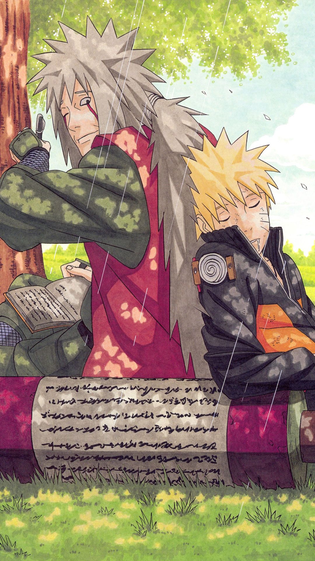 Naruto And Jiraiya Wallpaper iPhone