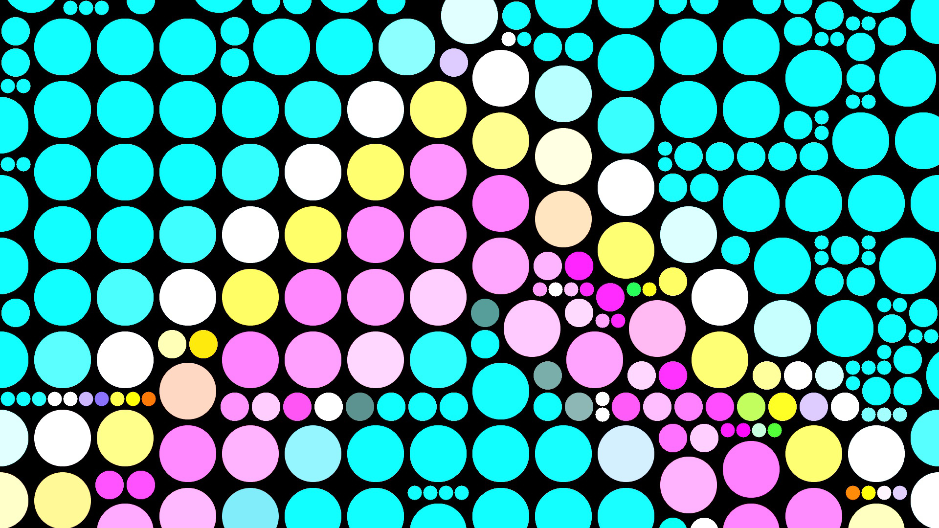 Colorful Geometry Shapes Circle HD Abstract Wallpaper