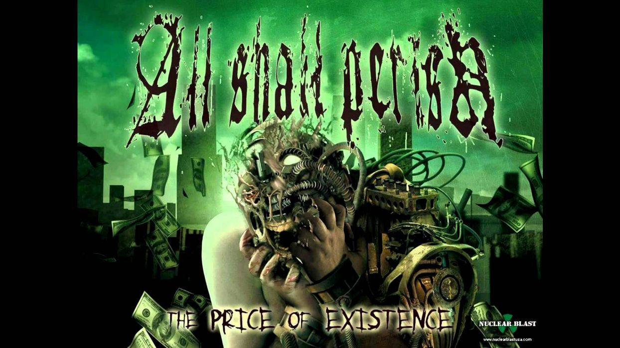 ALL SHALL PERISH deathcore heavy metal 1asp dark evil poster wallpaperx1080