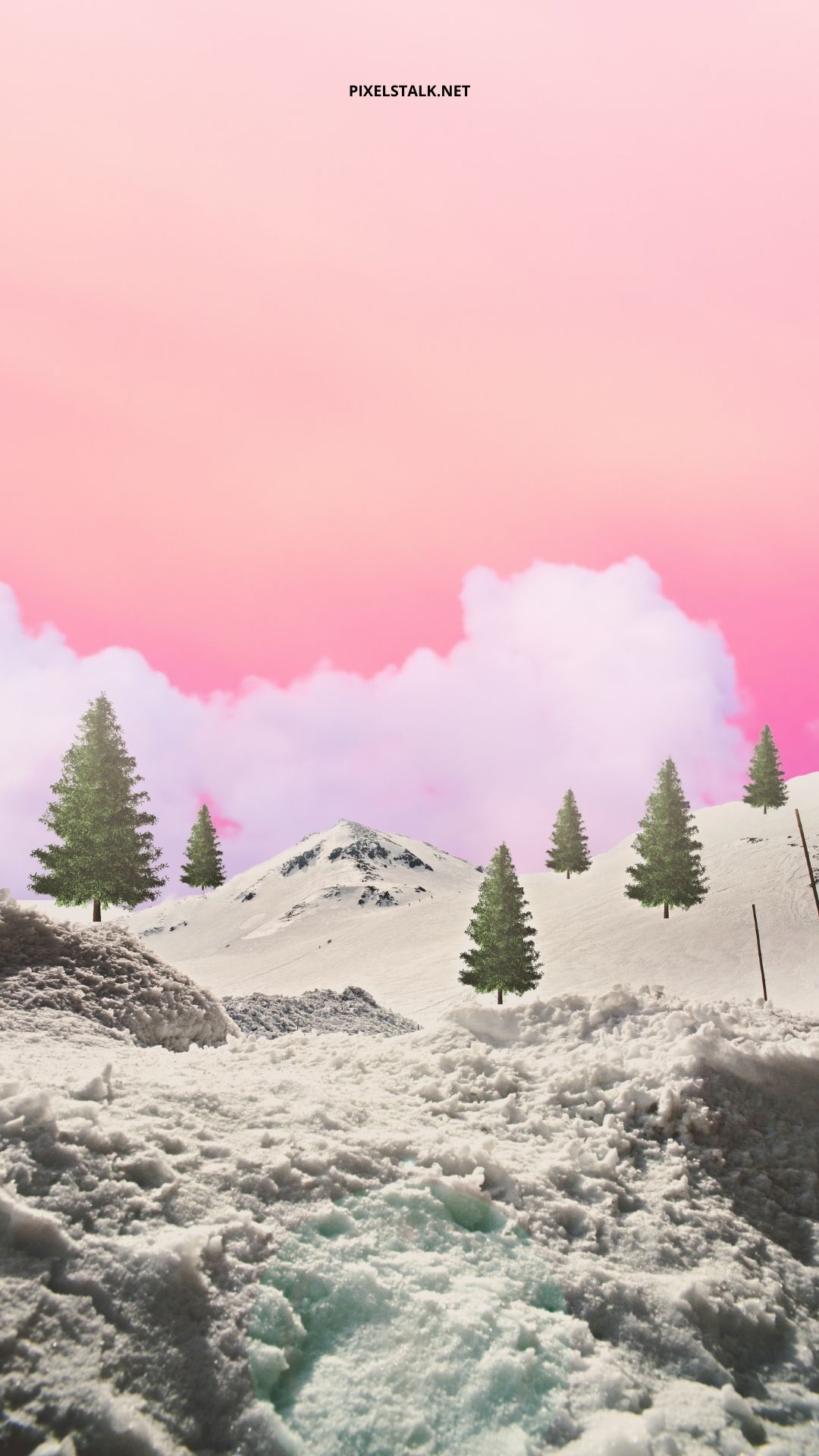 iPhone Wallpaper 4K | Snow Mountain