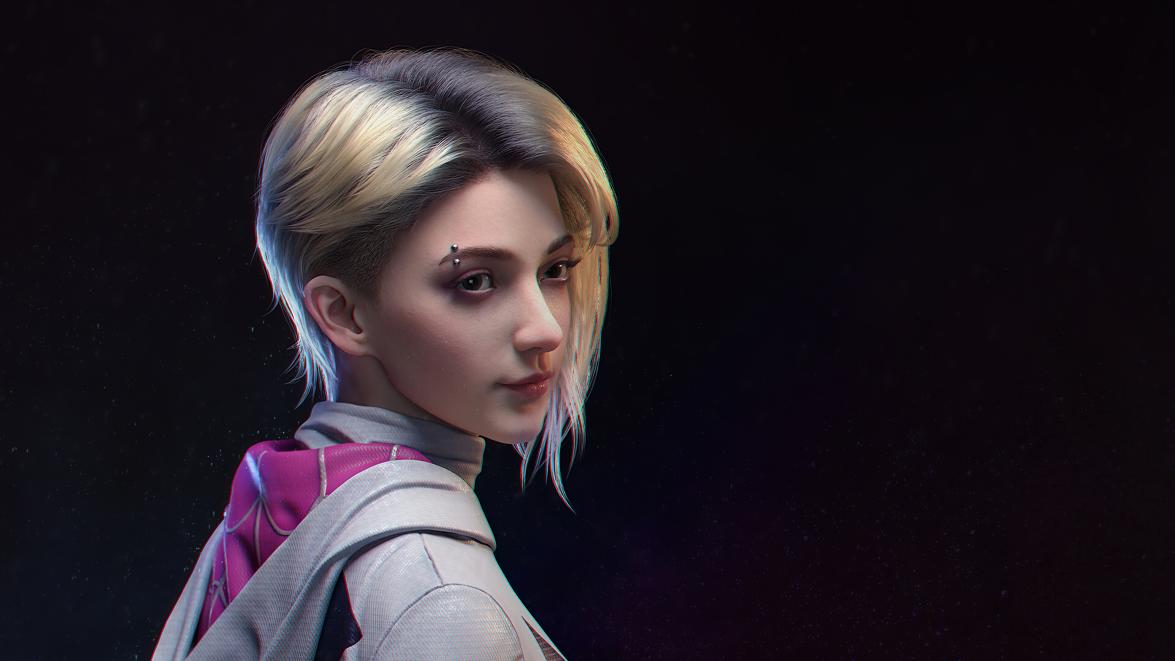 Wallpaper 4k Gwen Stacy Beautiful Cgi Art Wallpaper