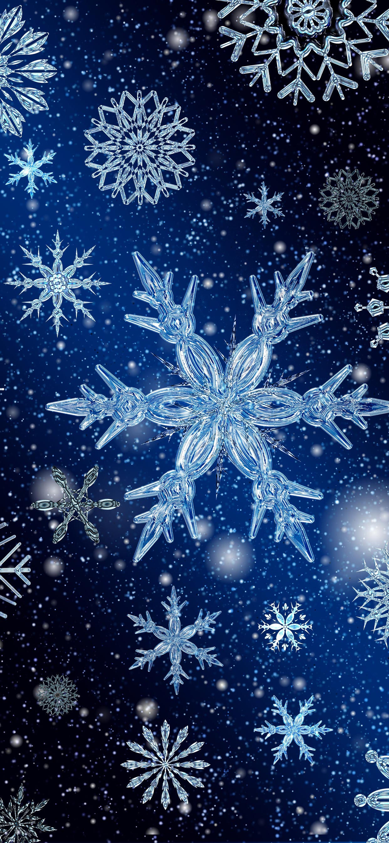 Snowflakes iPhone Wallpaper