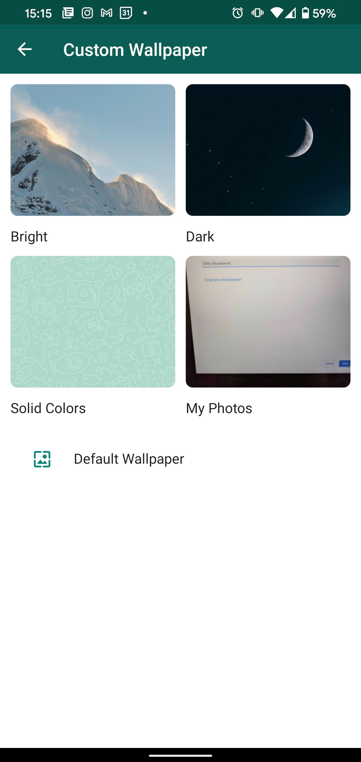 WhatsApp gets new wallpaper, and they can now be set per chat