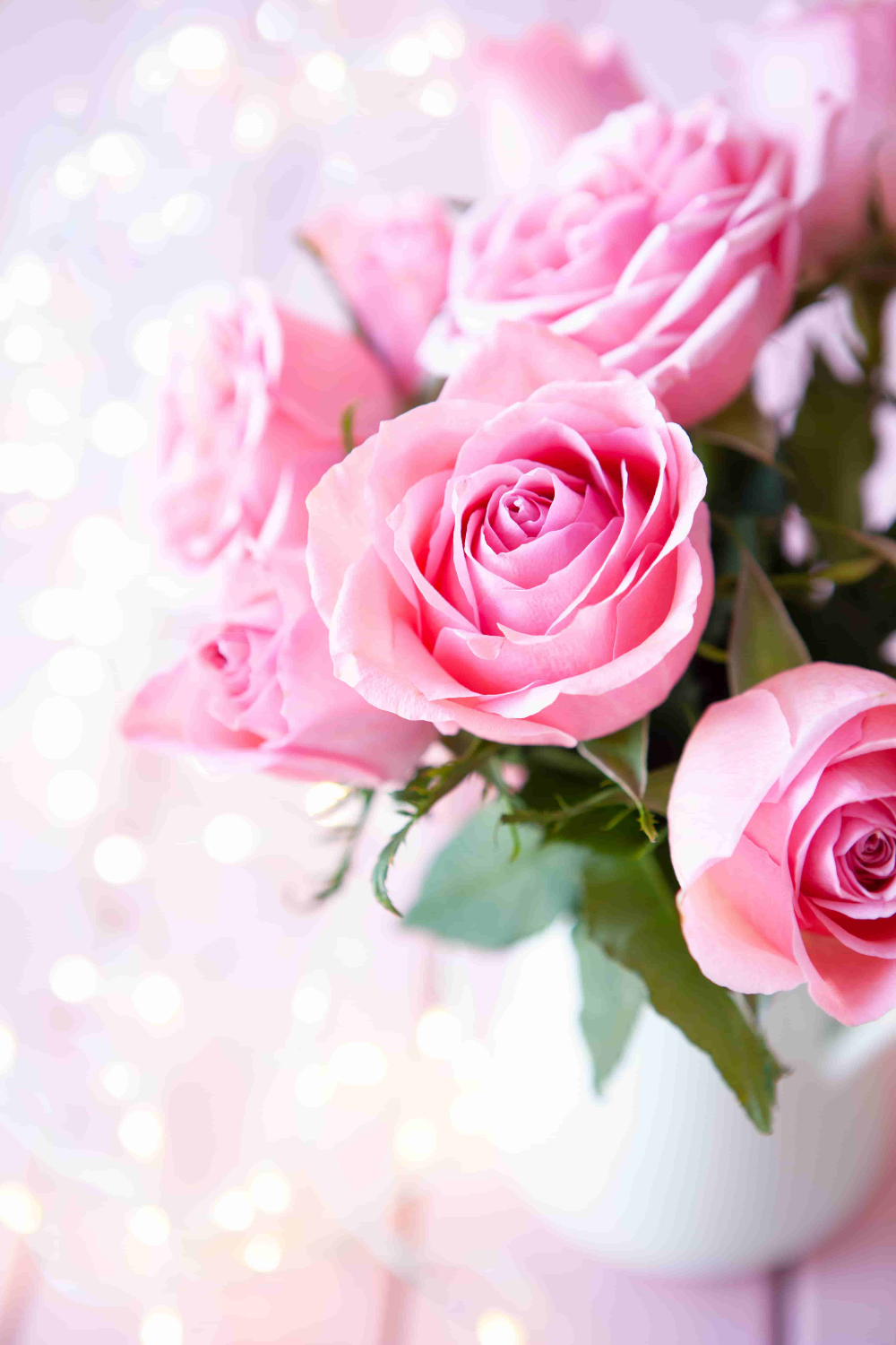 Pink rose wallpaper in HD for mobile #pinkrose #rose #wallpaper. Love rose flower, White rose flower, Rose image