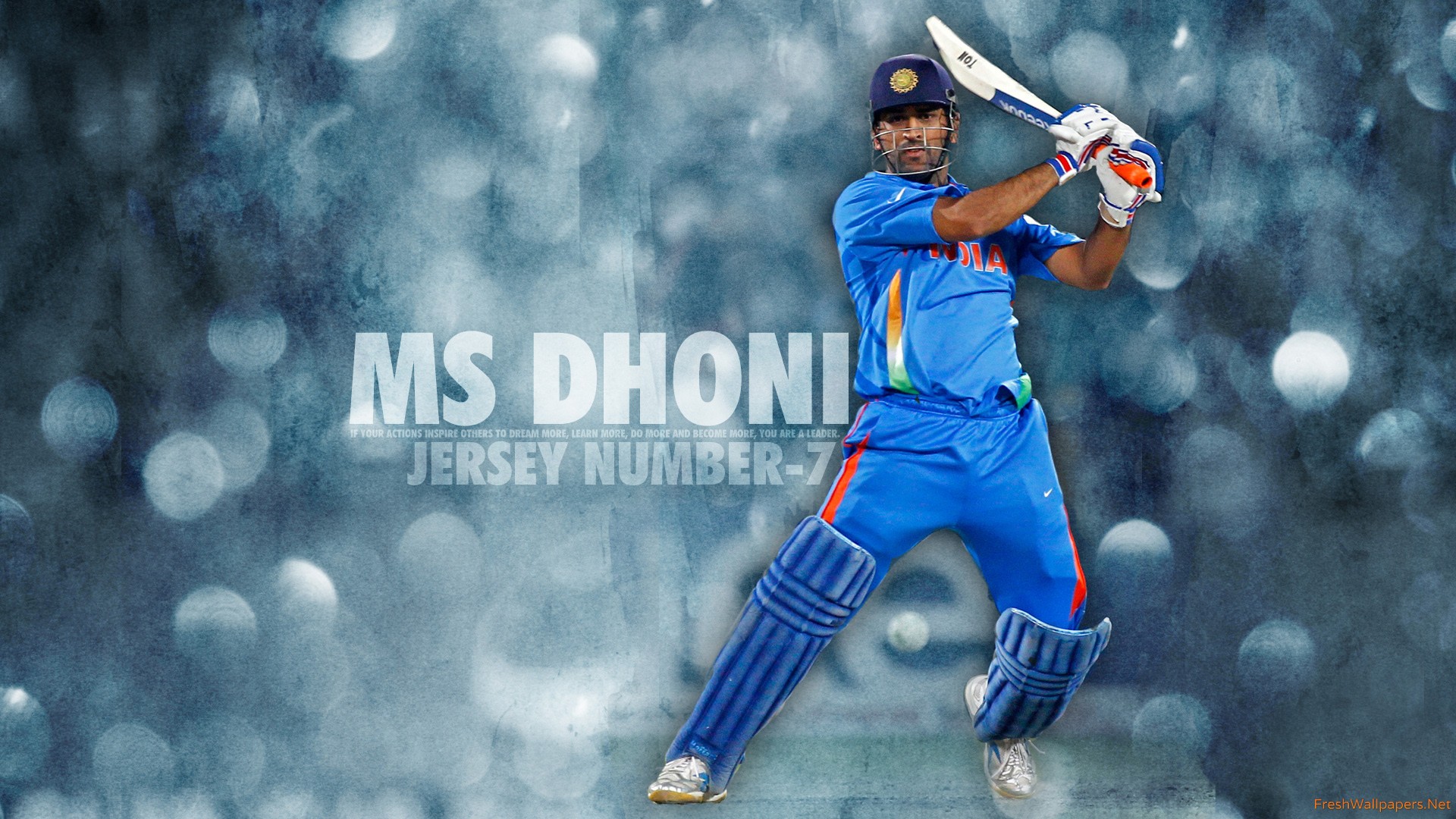 Ms Dhoni With Name