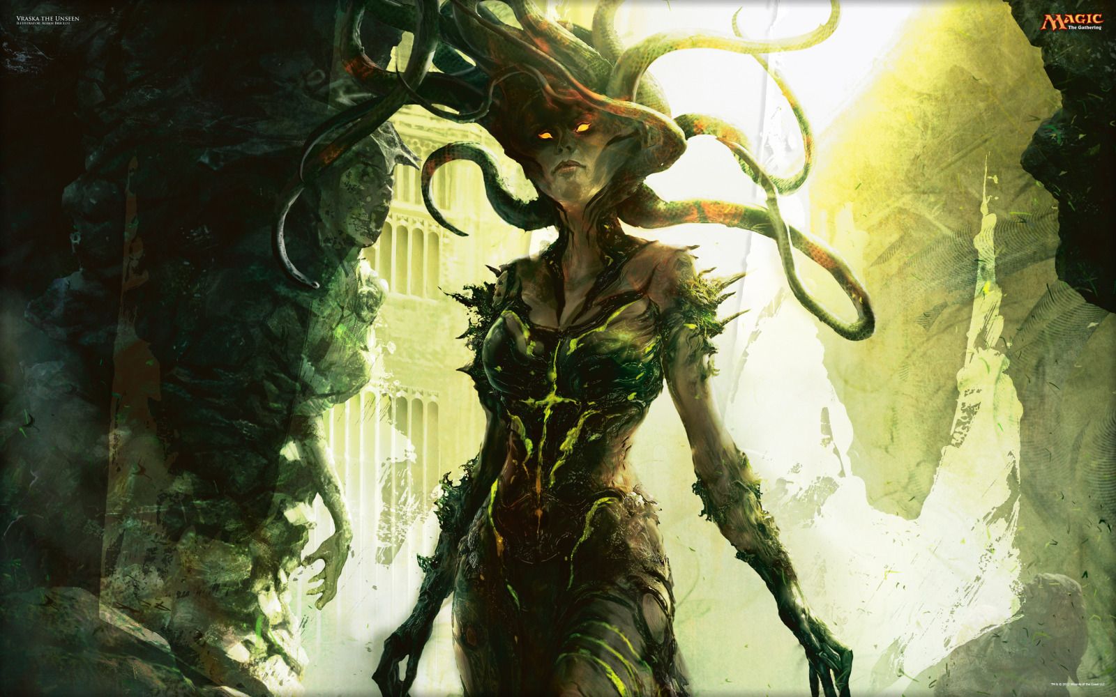 Wallpaper of the Week: Vraska the Unseen. Fantasy art, Fantasy creatures, Dryads
