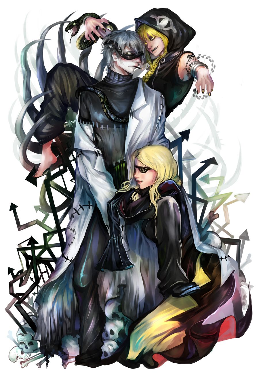 SOUL EATER, Medusa Gorgon, Franken Stein, Marie Mjolnir. Soul eater, Soul eater medusa, Soul eater funny